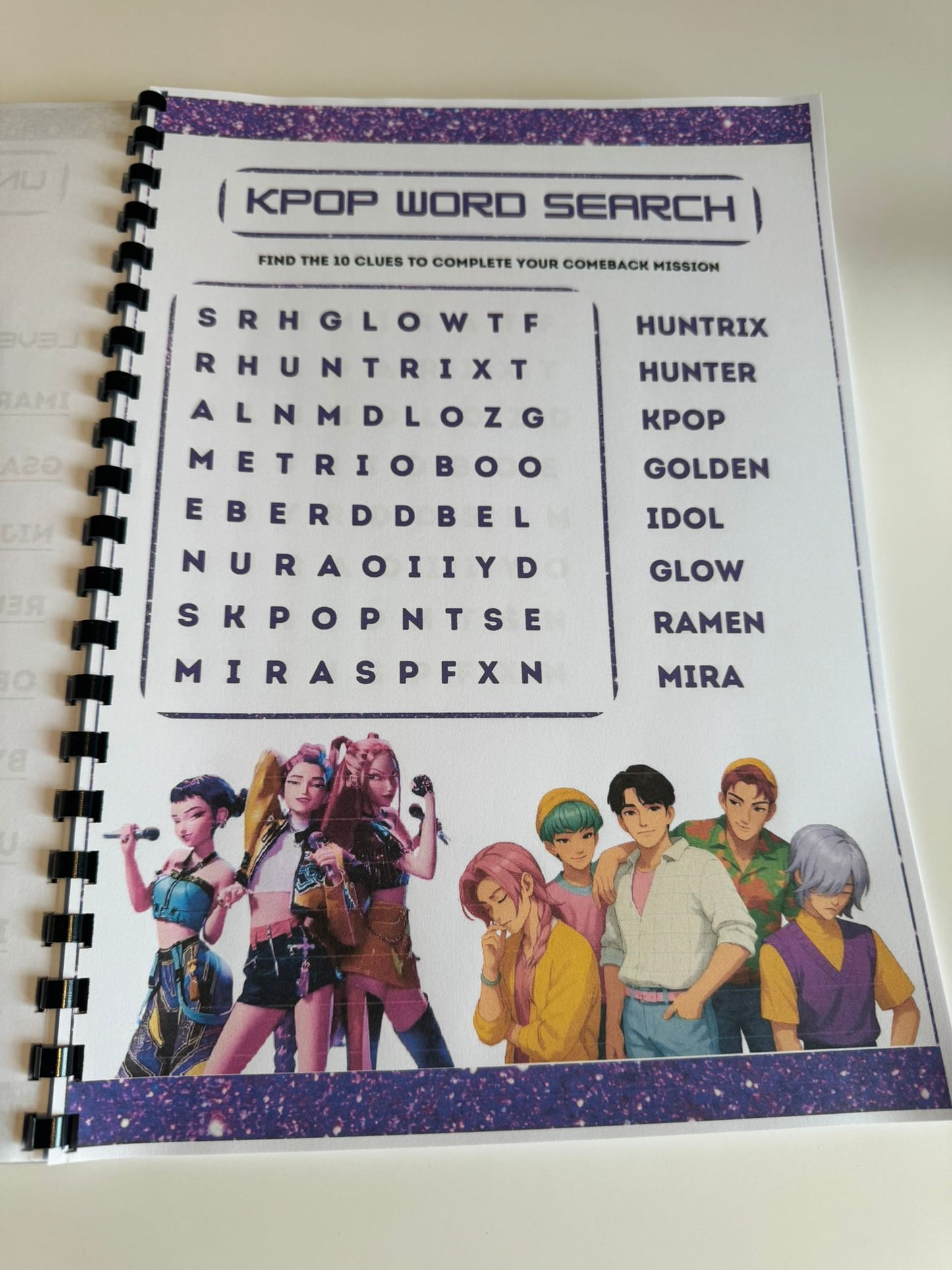 KPop Activities Colouring Book