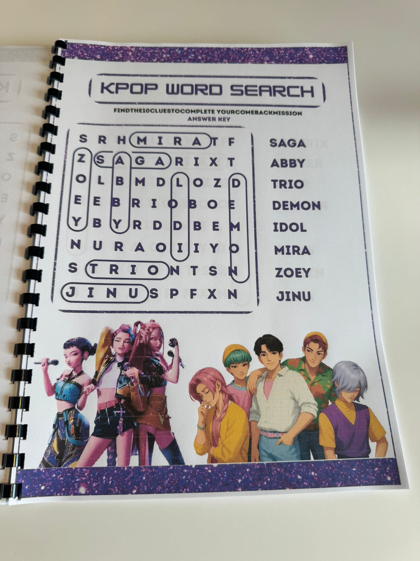 KPop Activities Colouring Book