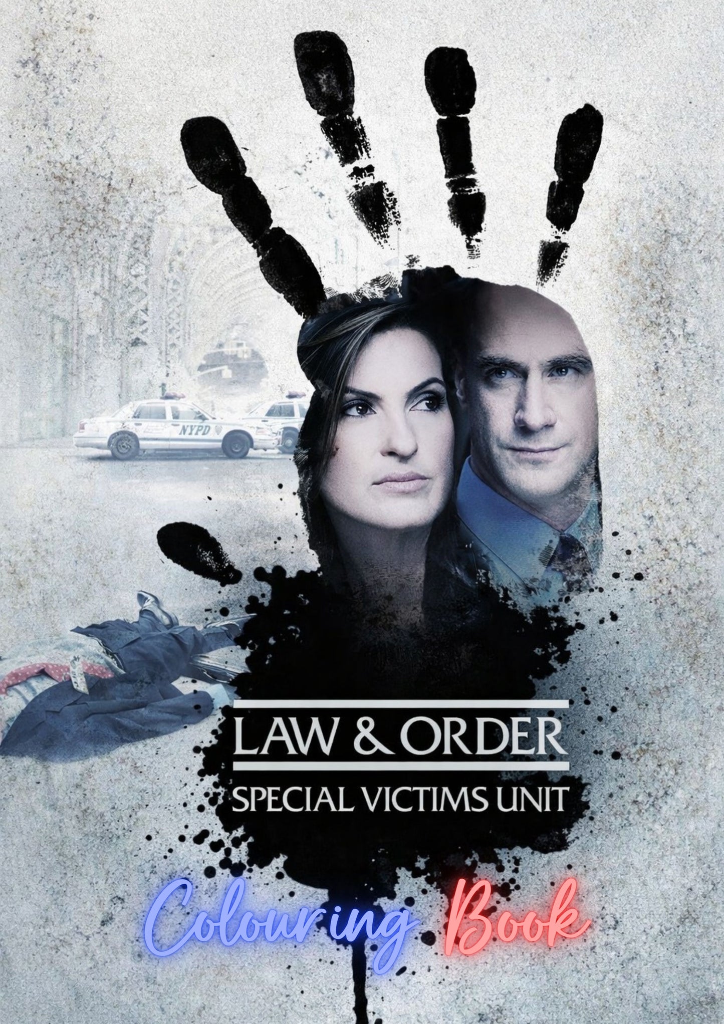 Law and Order Colouring Book
