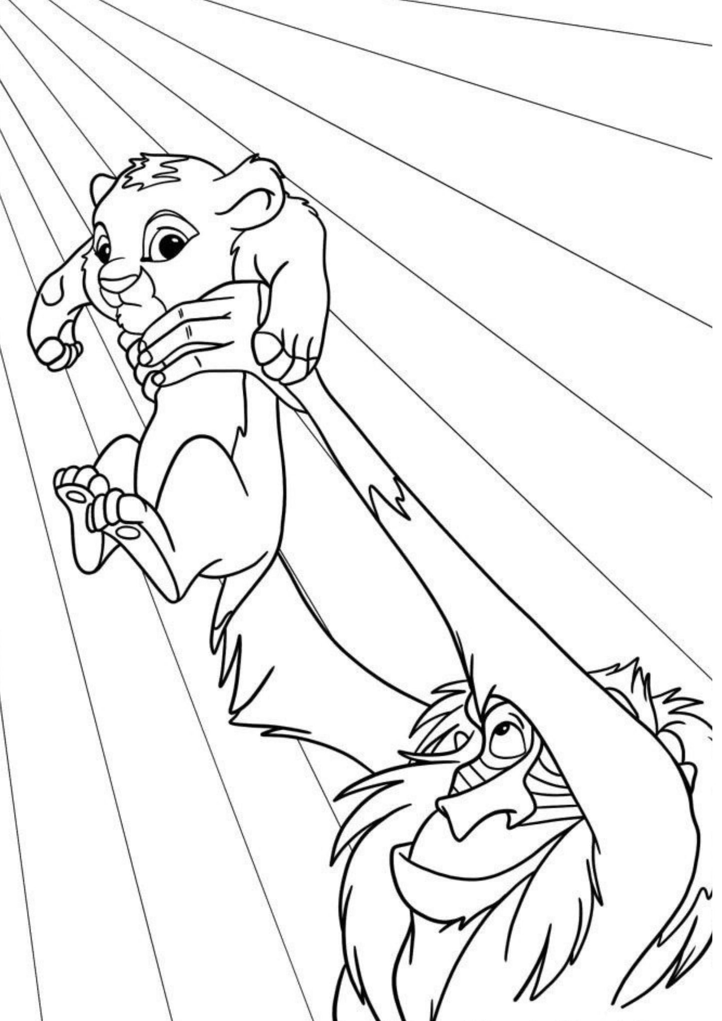 Lion King Colouring Book