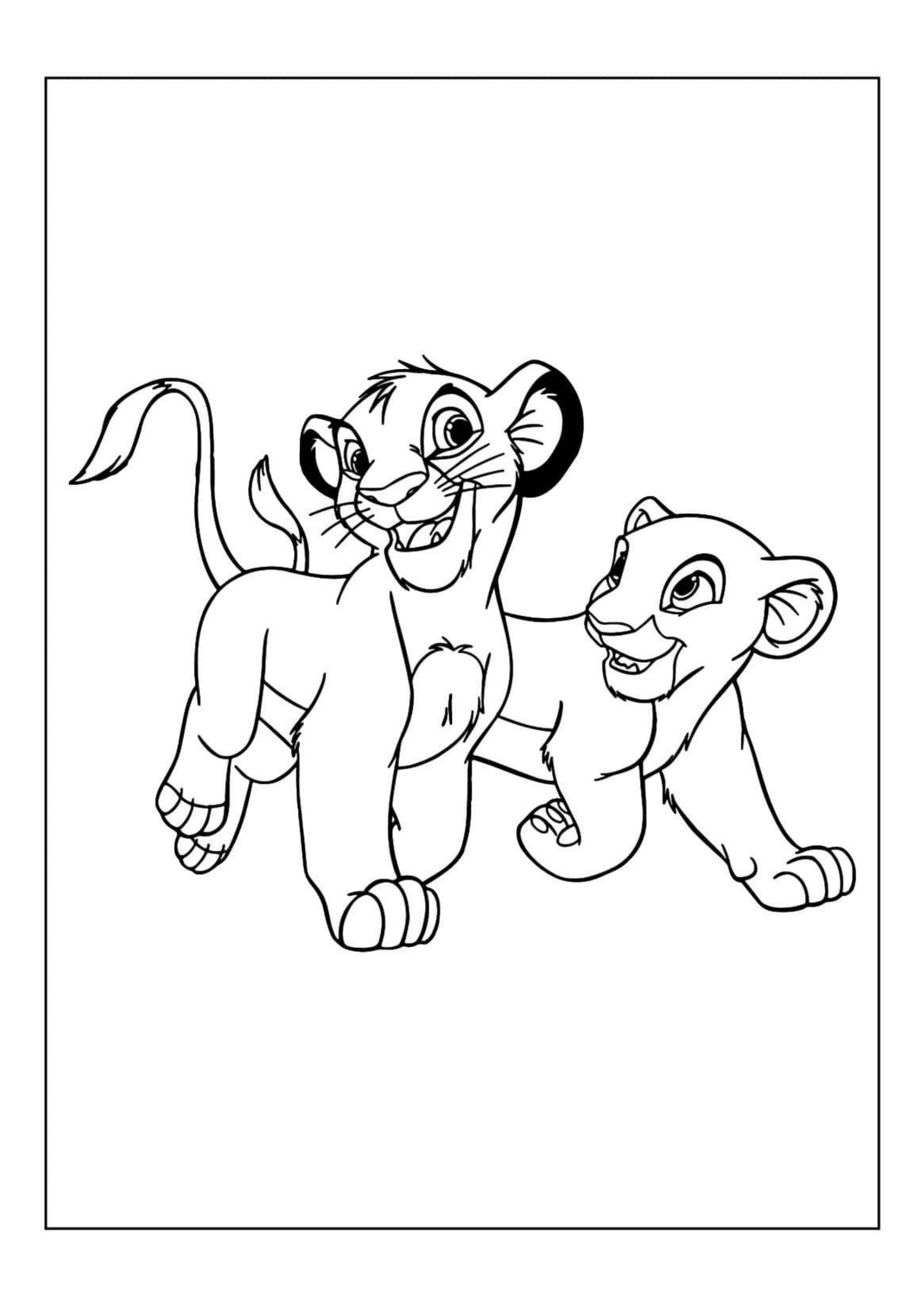 Lion King Colouring Book