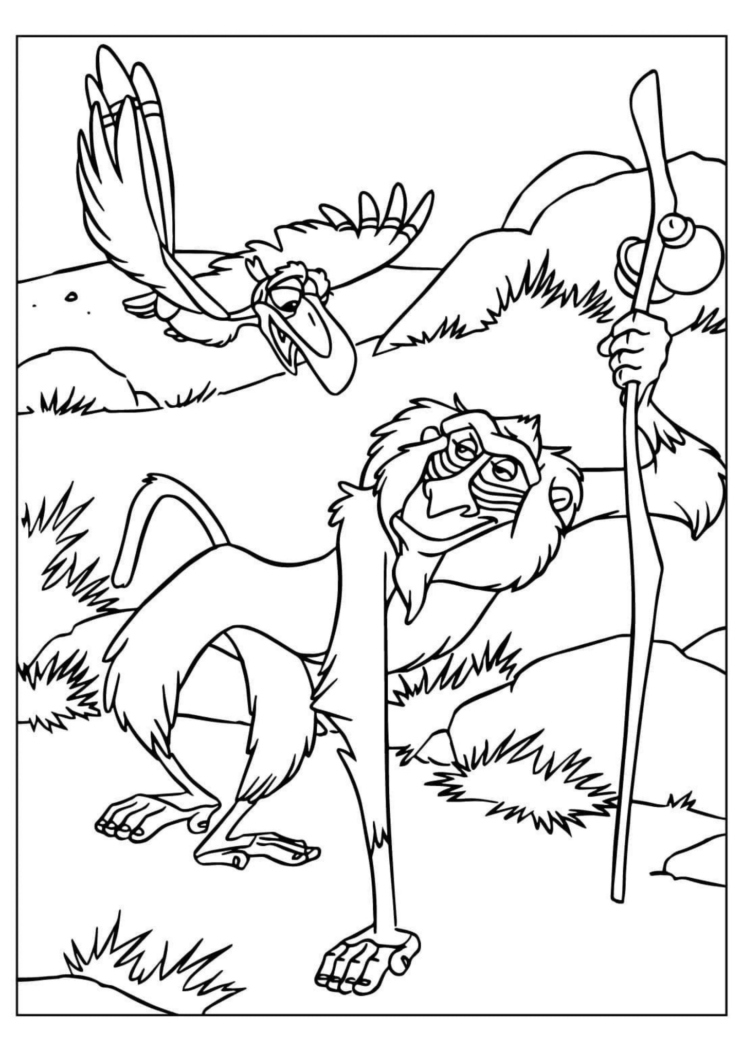 Lion King Colouring Book