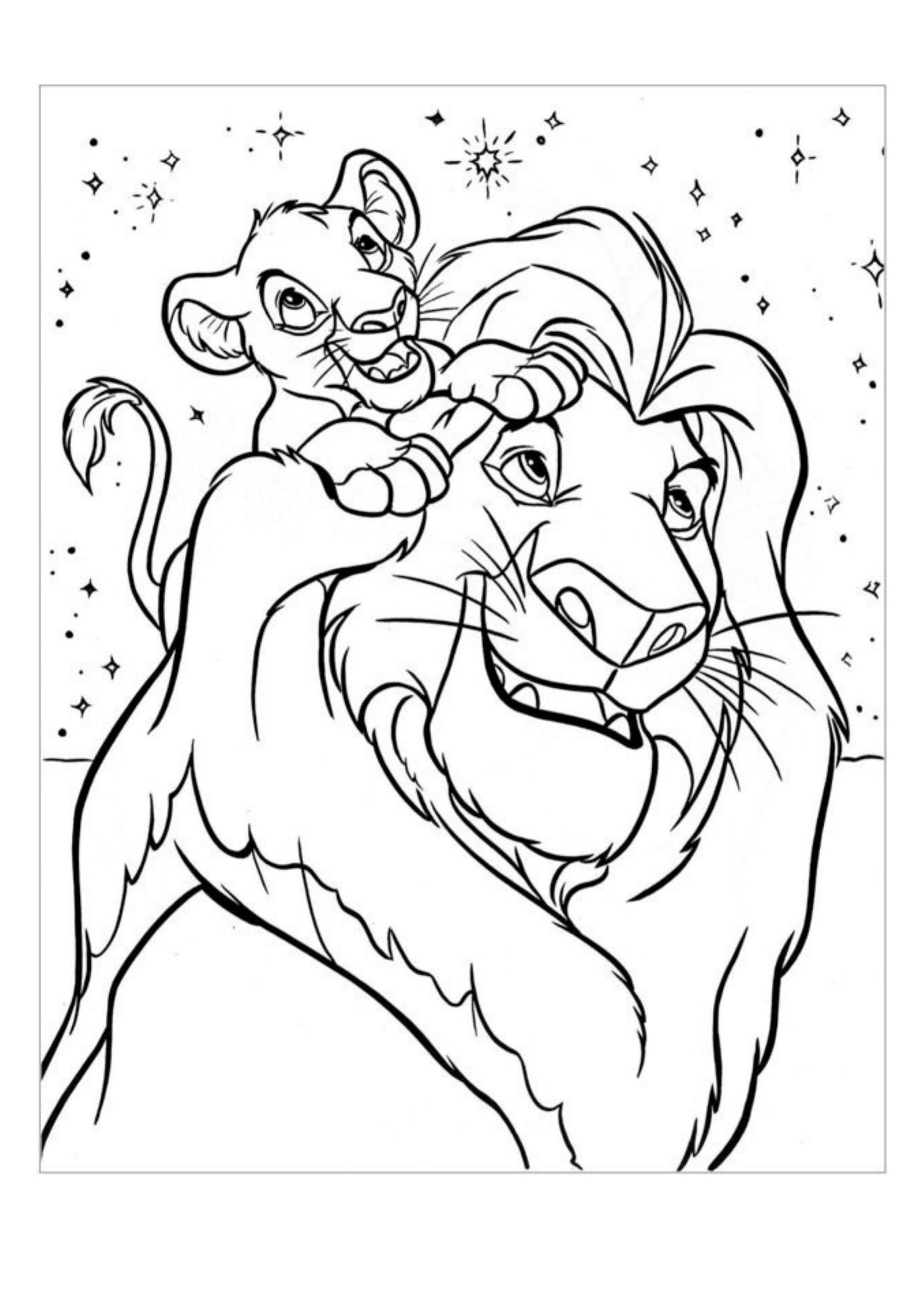 Lion King Colouring Book
