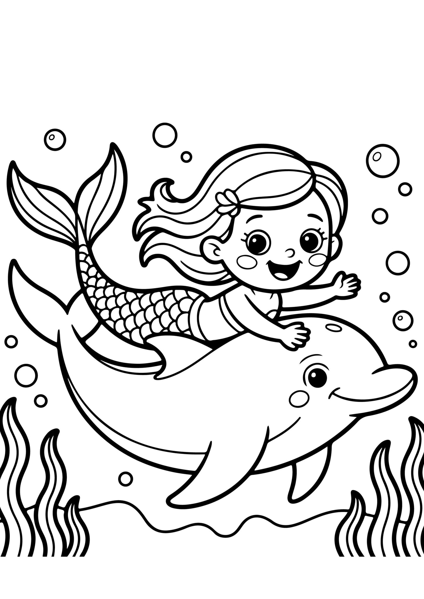 Mermaids Colouring Book