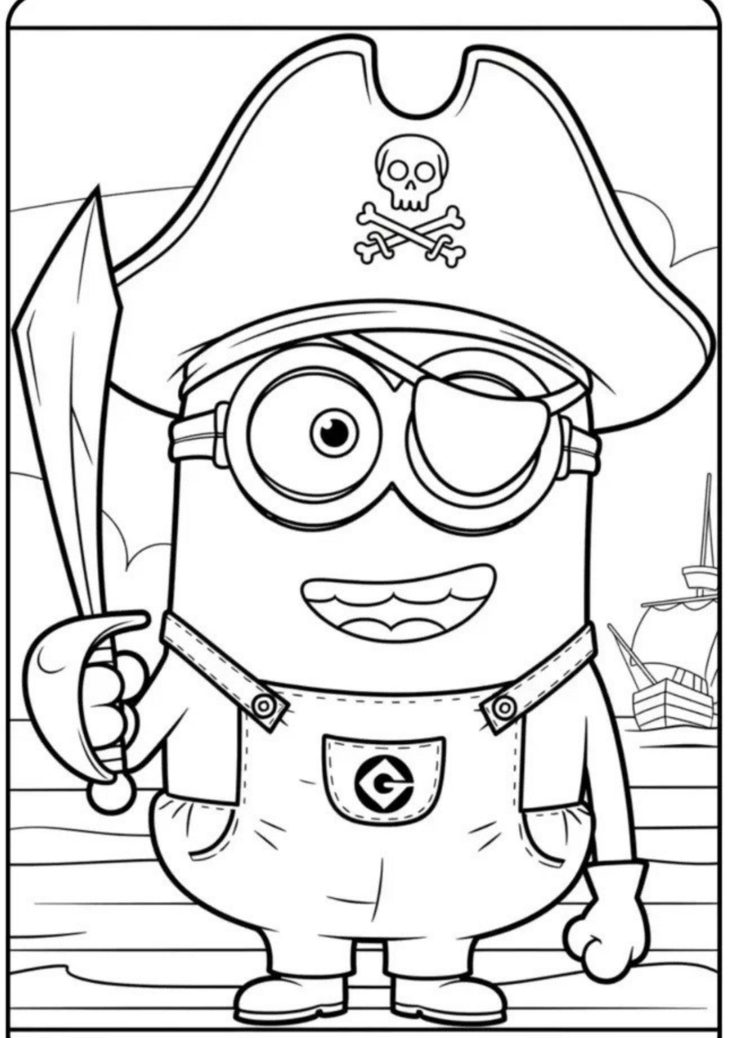 Minions Colouring Book