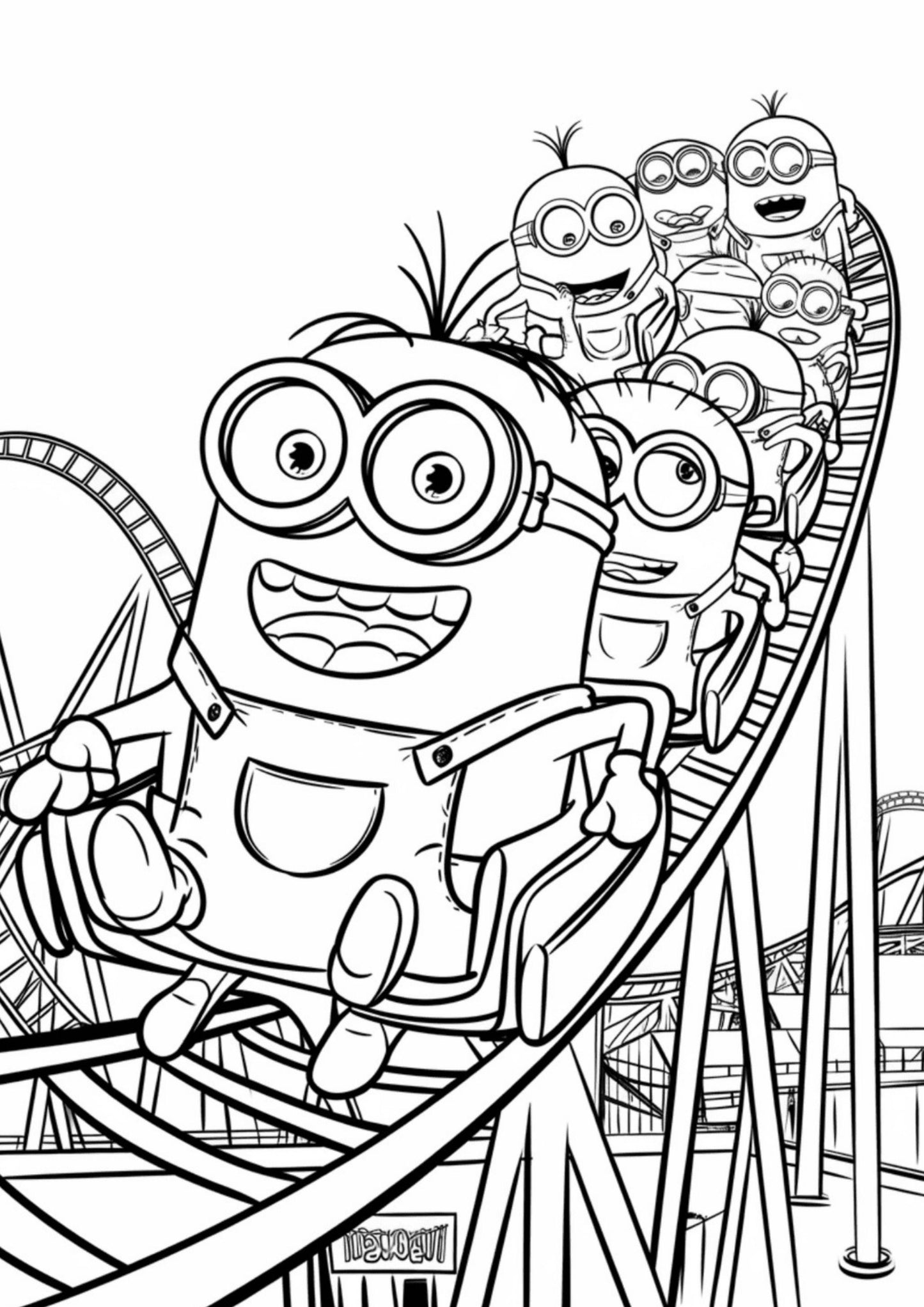 Minions Colouring Book