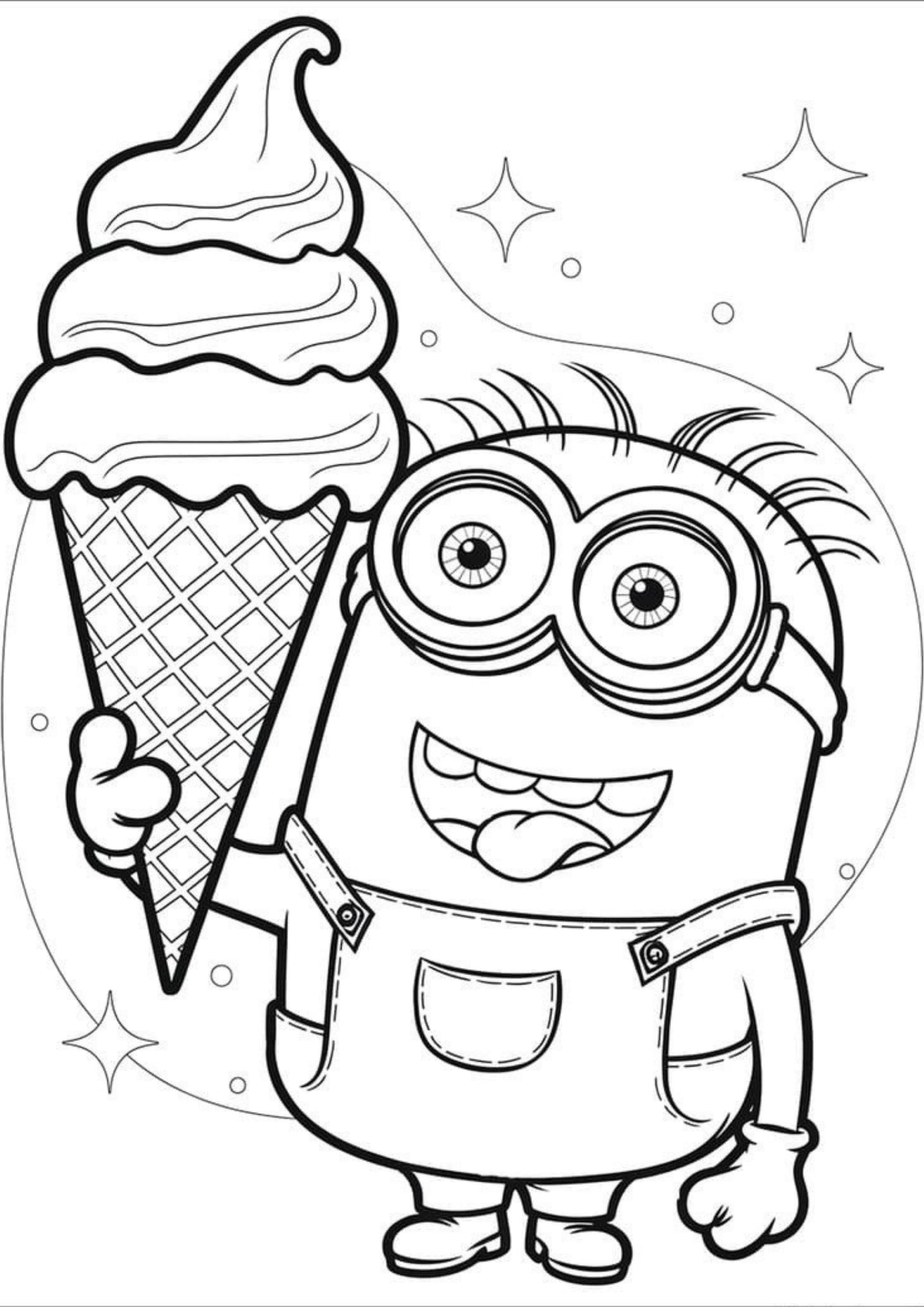 Minions Colouring Book