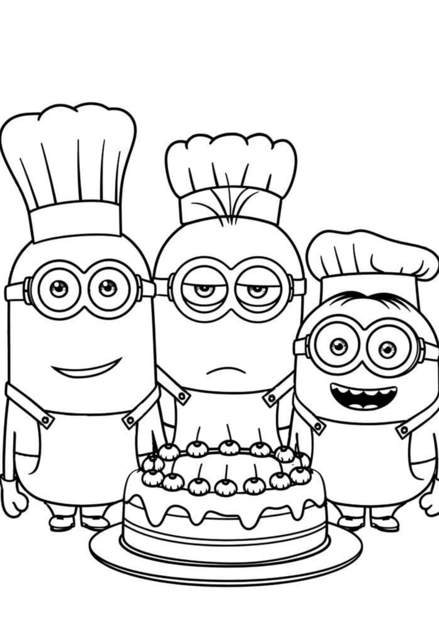 Minions Colouring Book