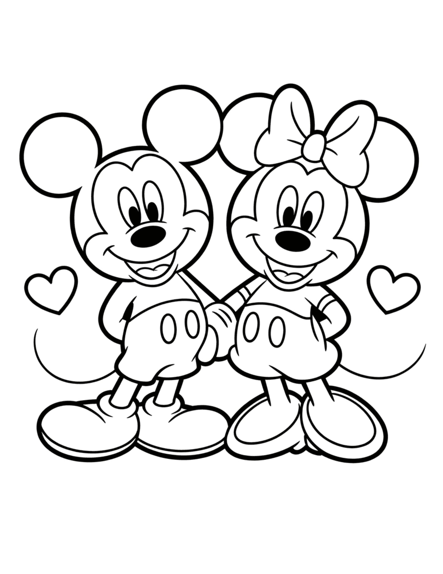 Minnie Love Colouring Book