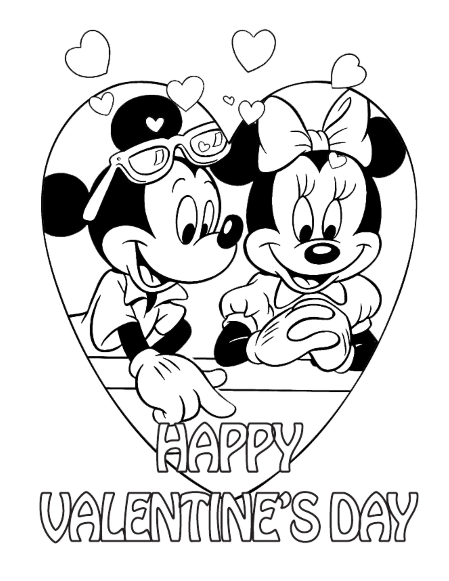 Minnie Love Colouring Book