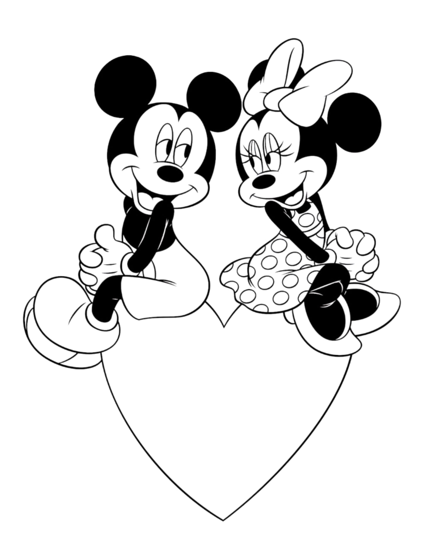 Minnie Love Colouring Book