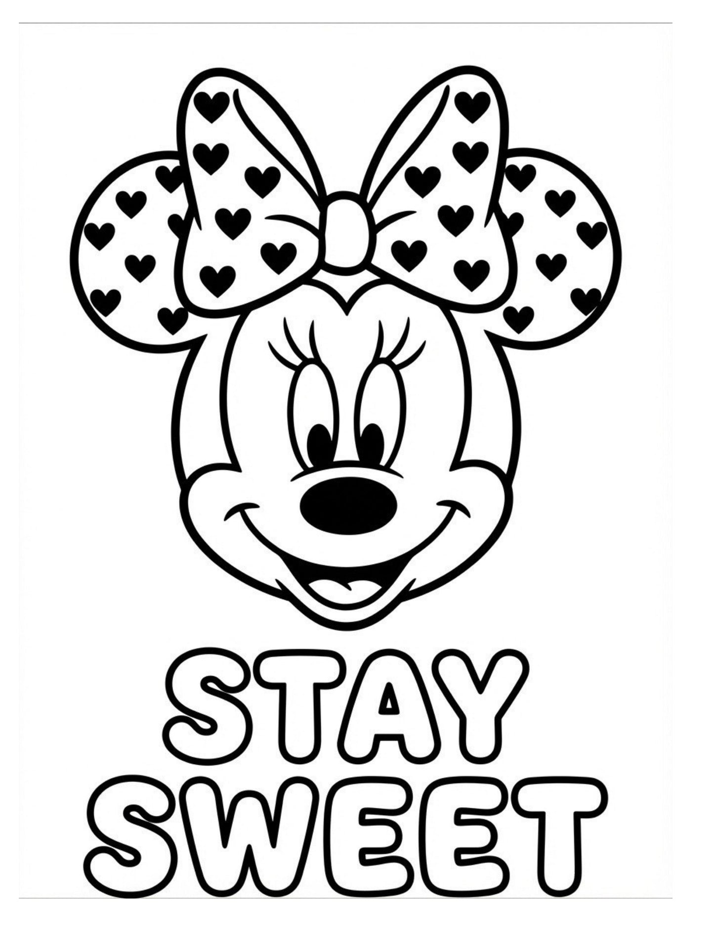 Minnie Love Colouring Book