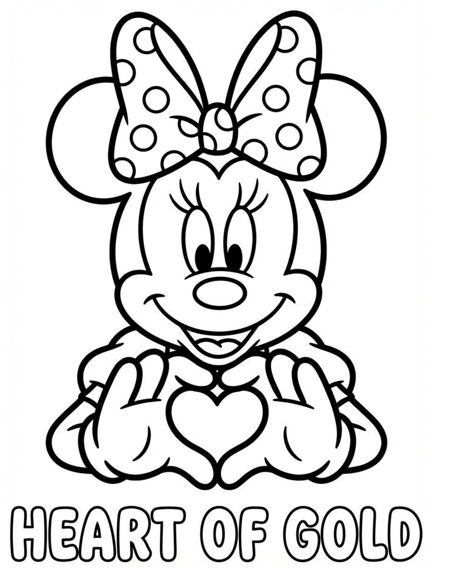 Minnie Love Colouring Book