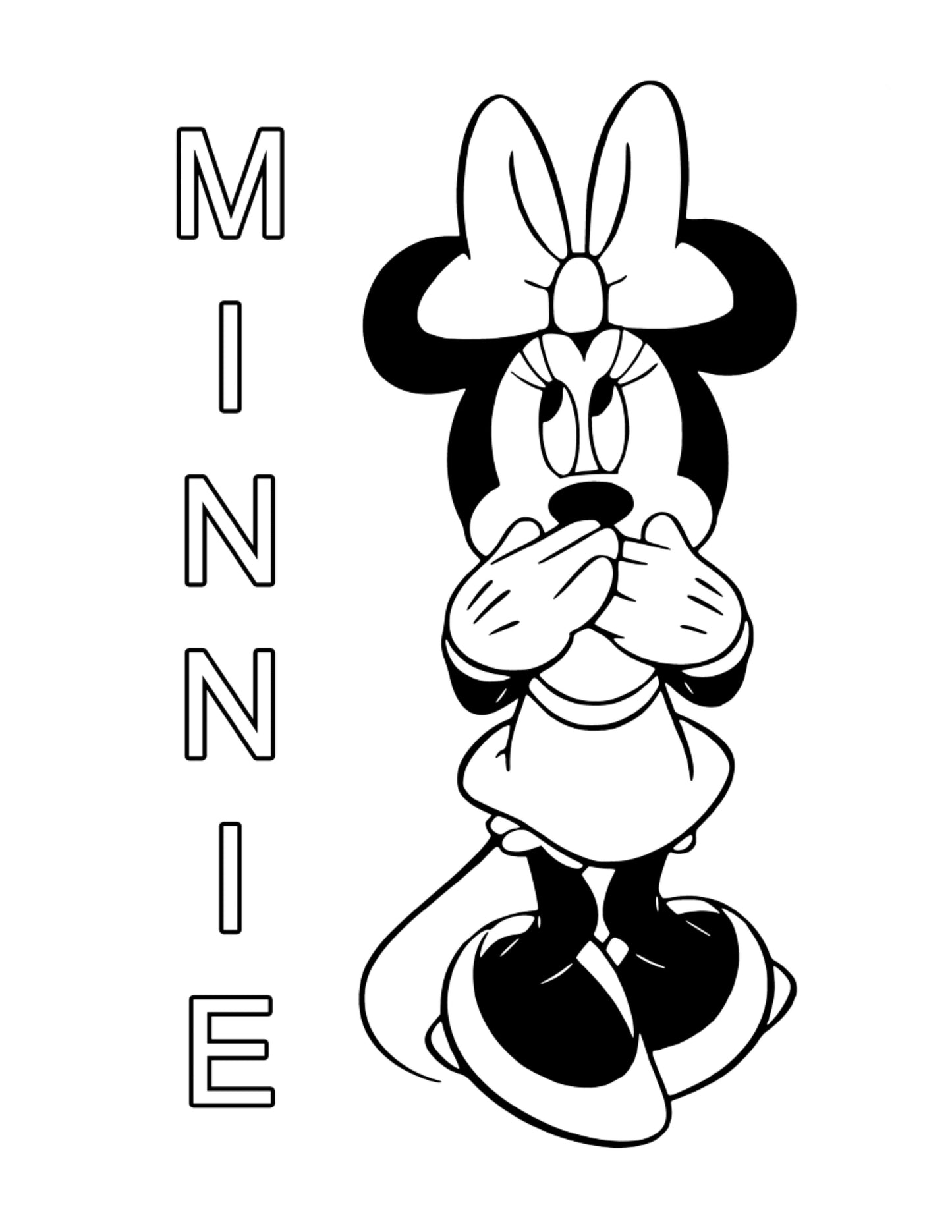 Minnie Love Colouring Book