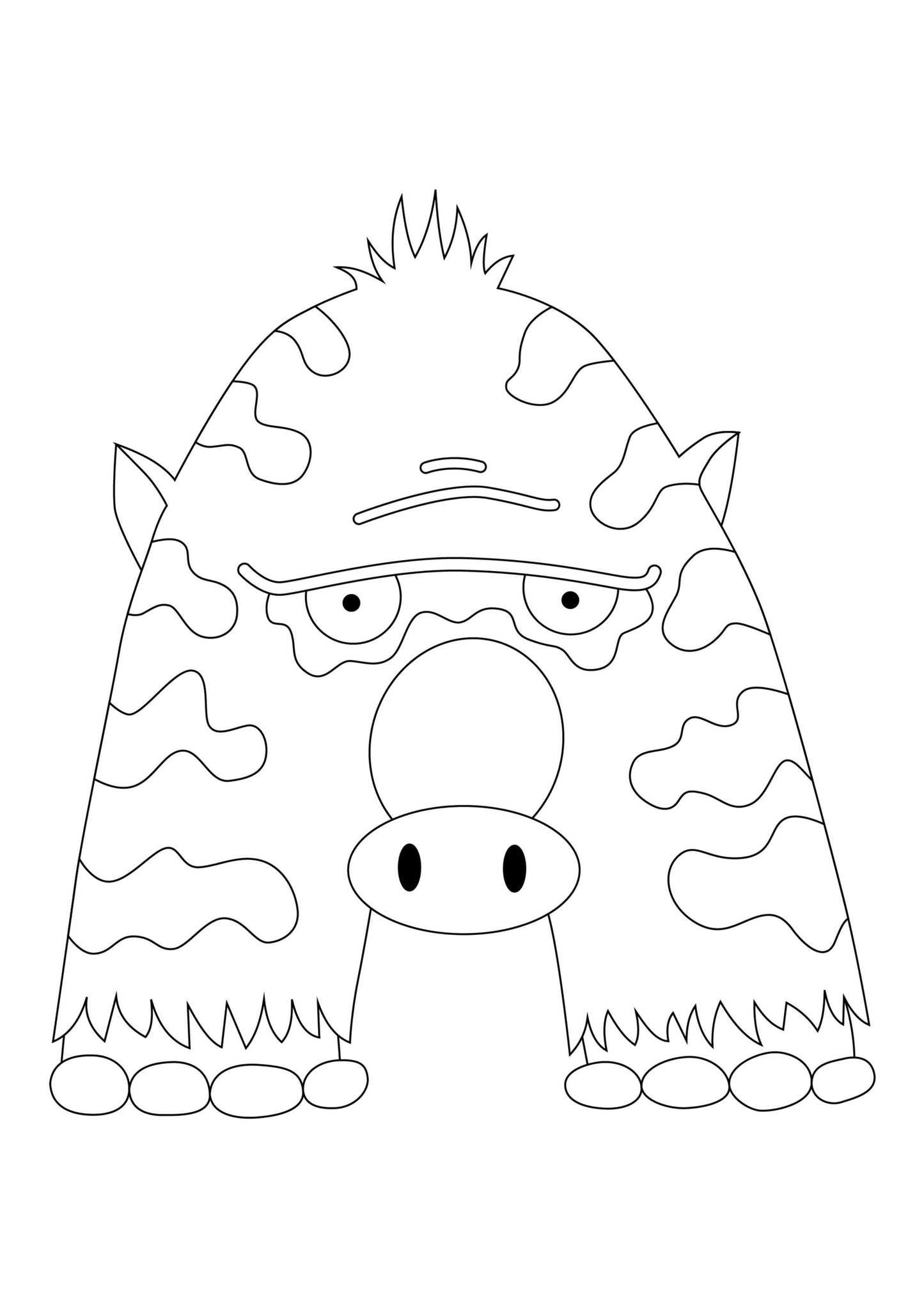 Monster Alphabet Colouring Book