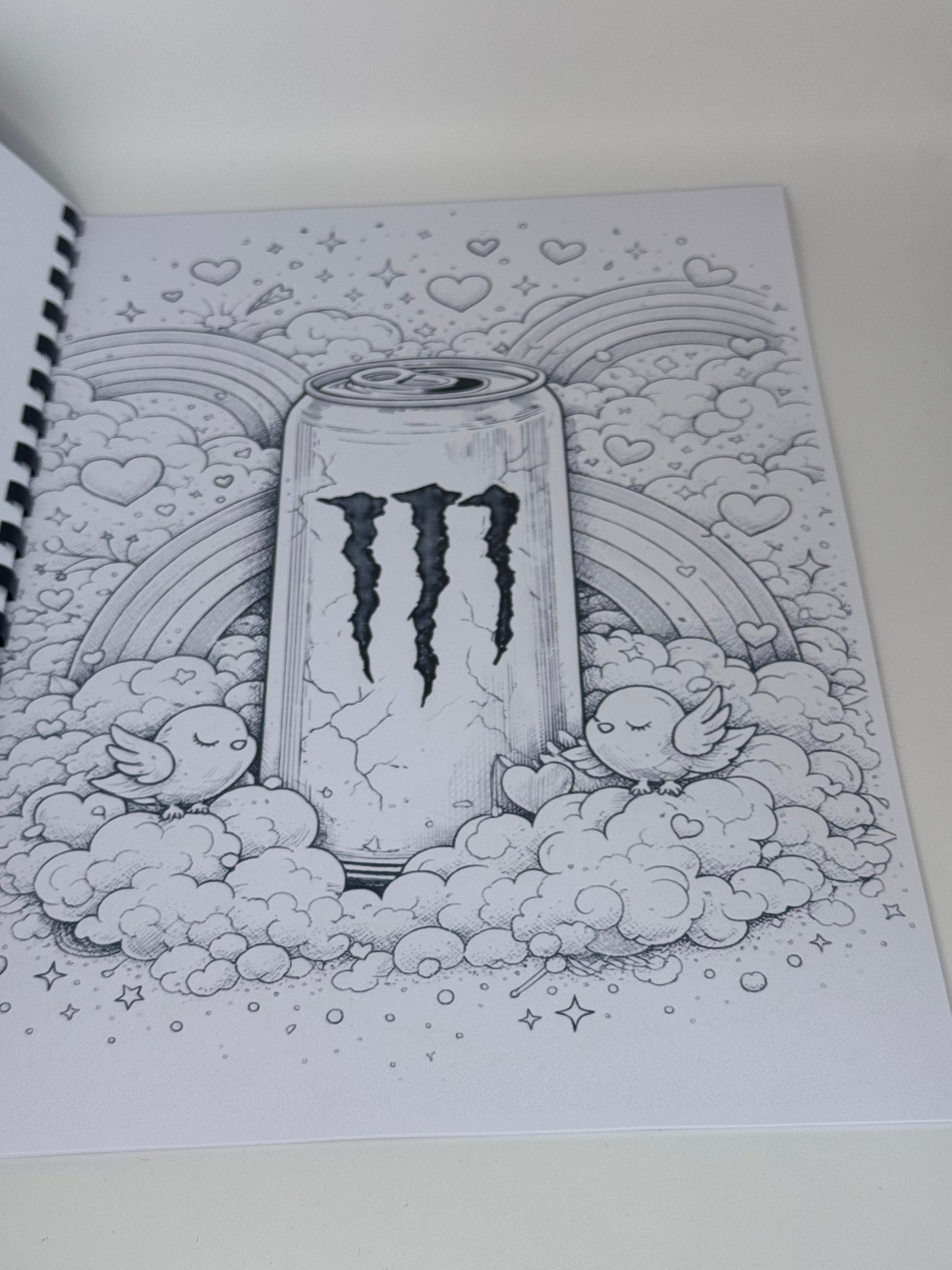 Monster Girl Colouring Book