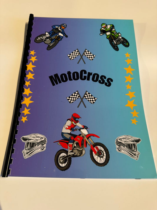 Motocross Colouring Book
