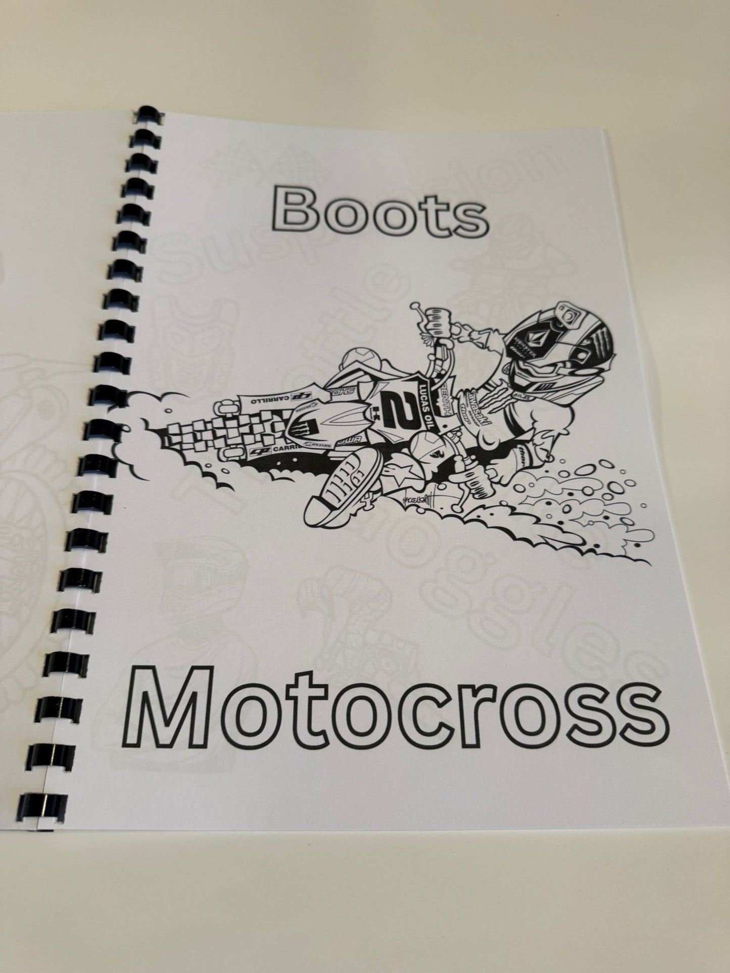 Motocross Colouring Book