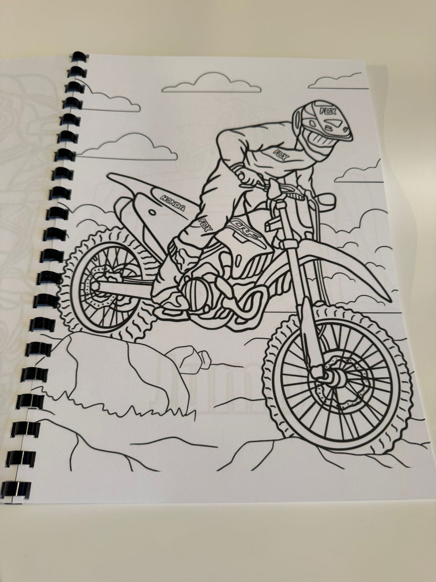 Motocross Colouring Book