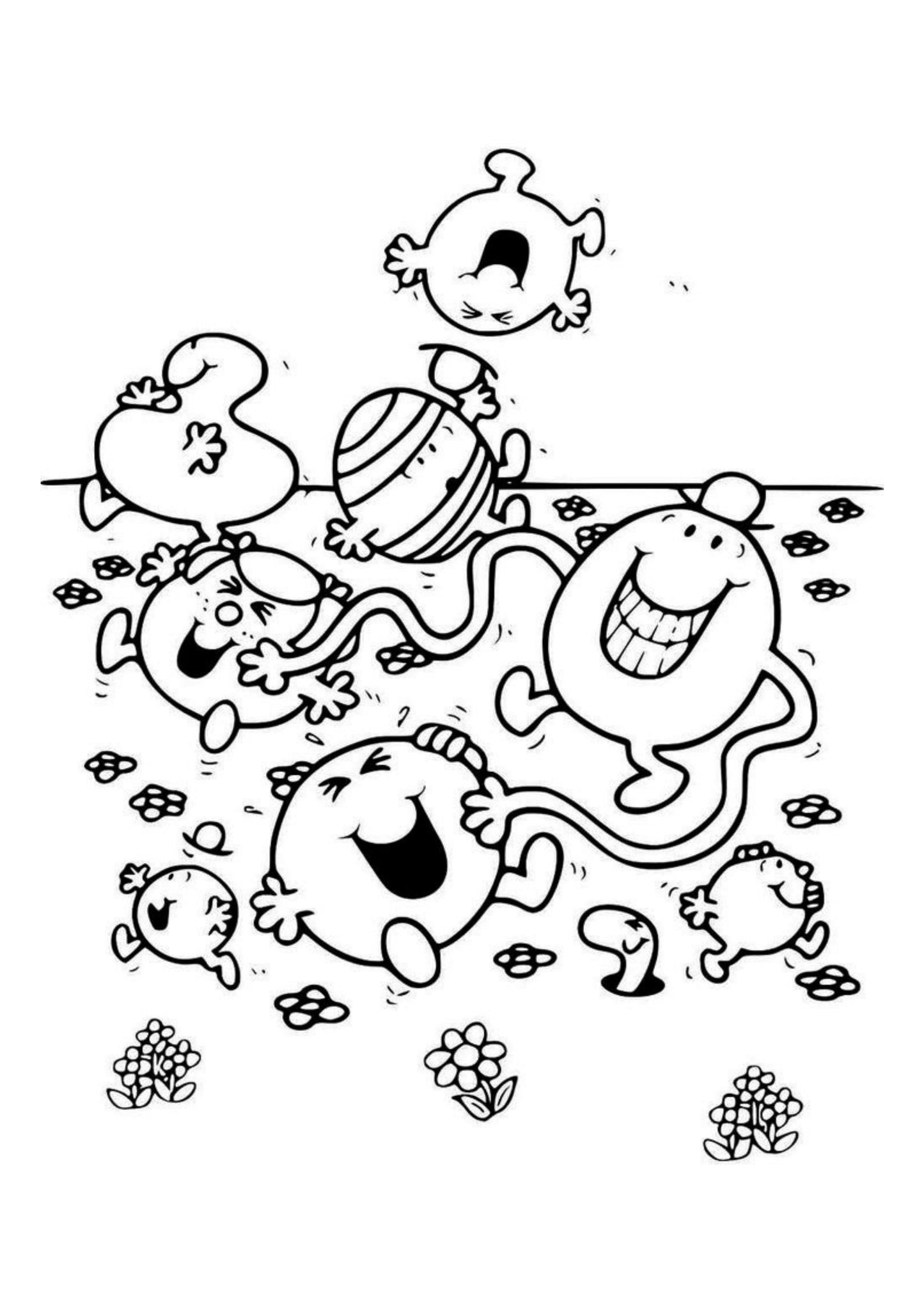 Mr Men and Little Miss Colouring Book