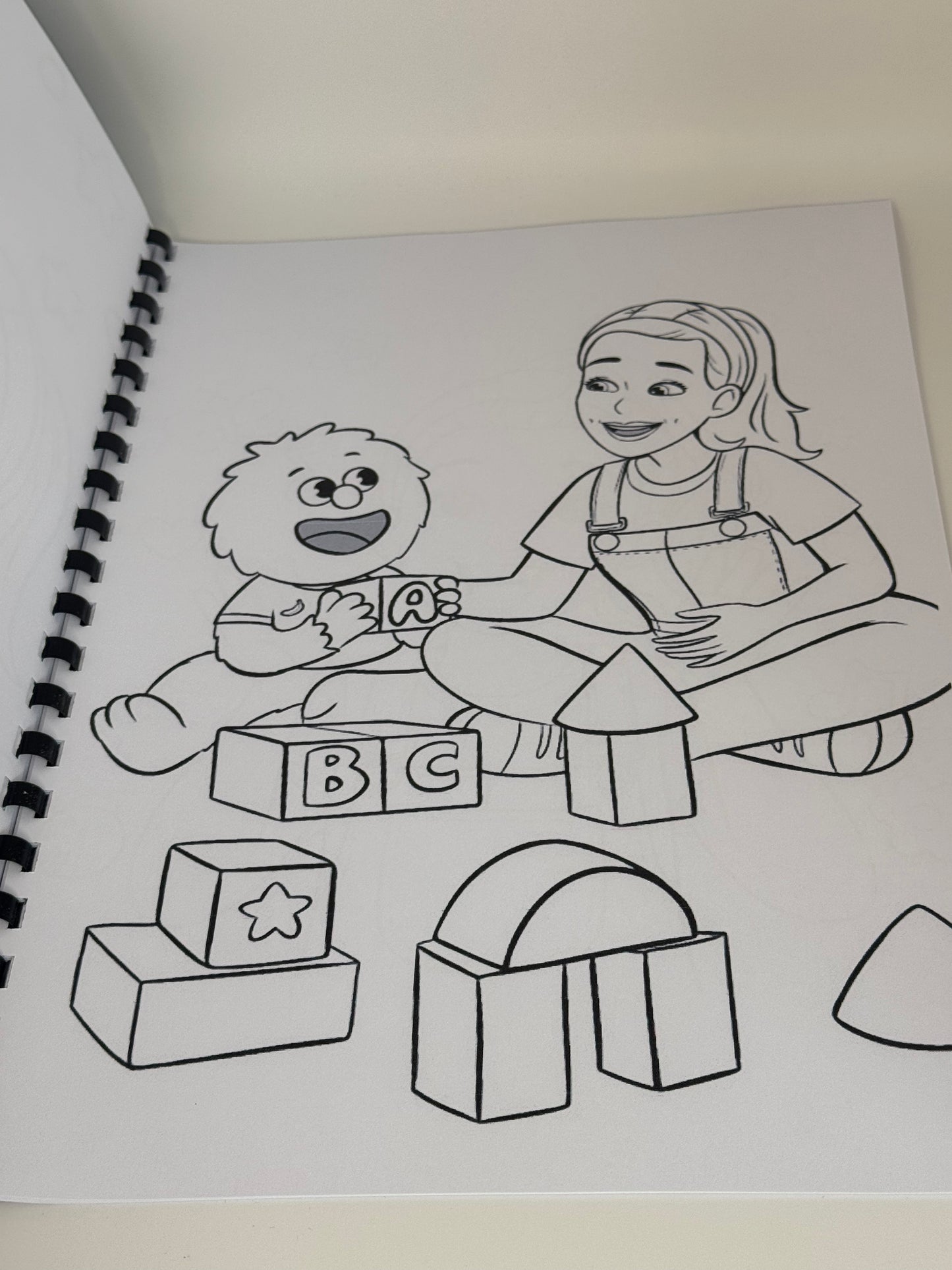 Ms Rachel Colouring Book