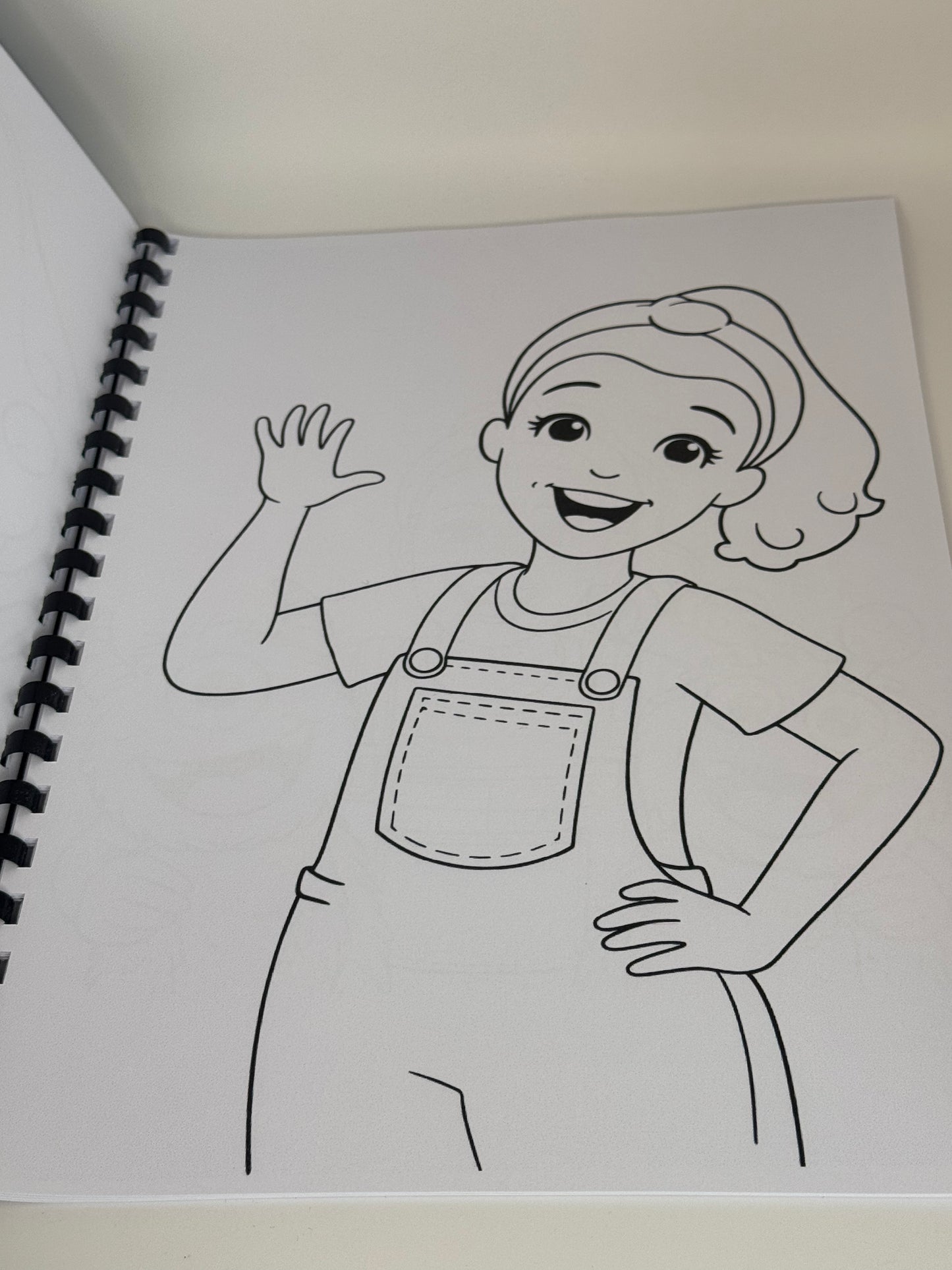 Ms Rachel Colouring Book