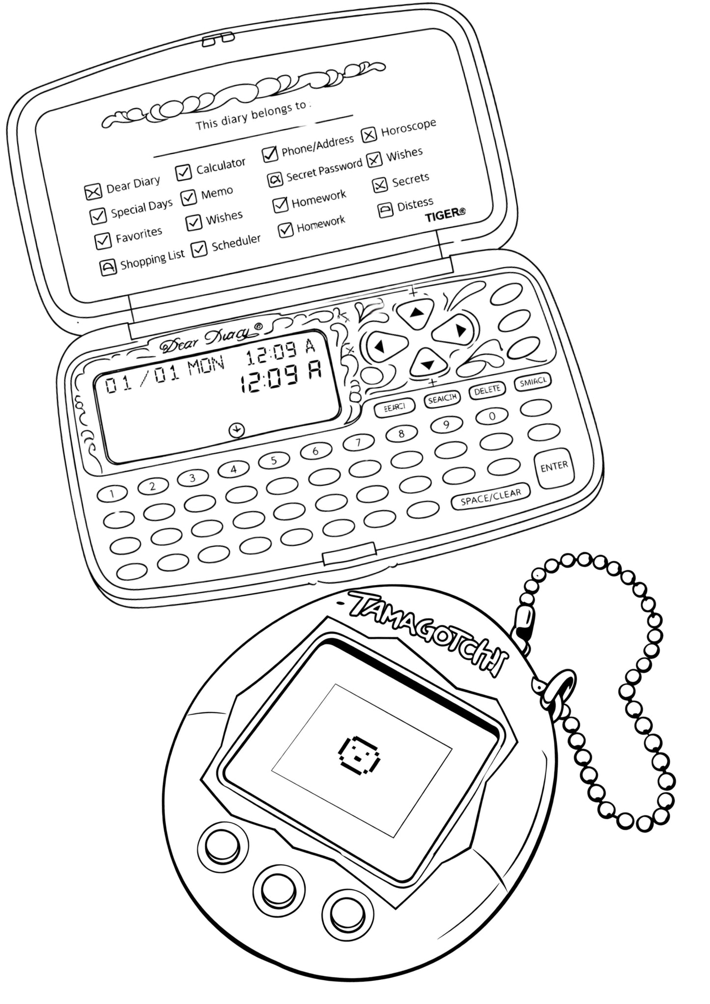 Nostalgia Colouring Book