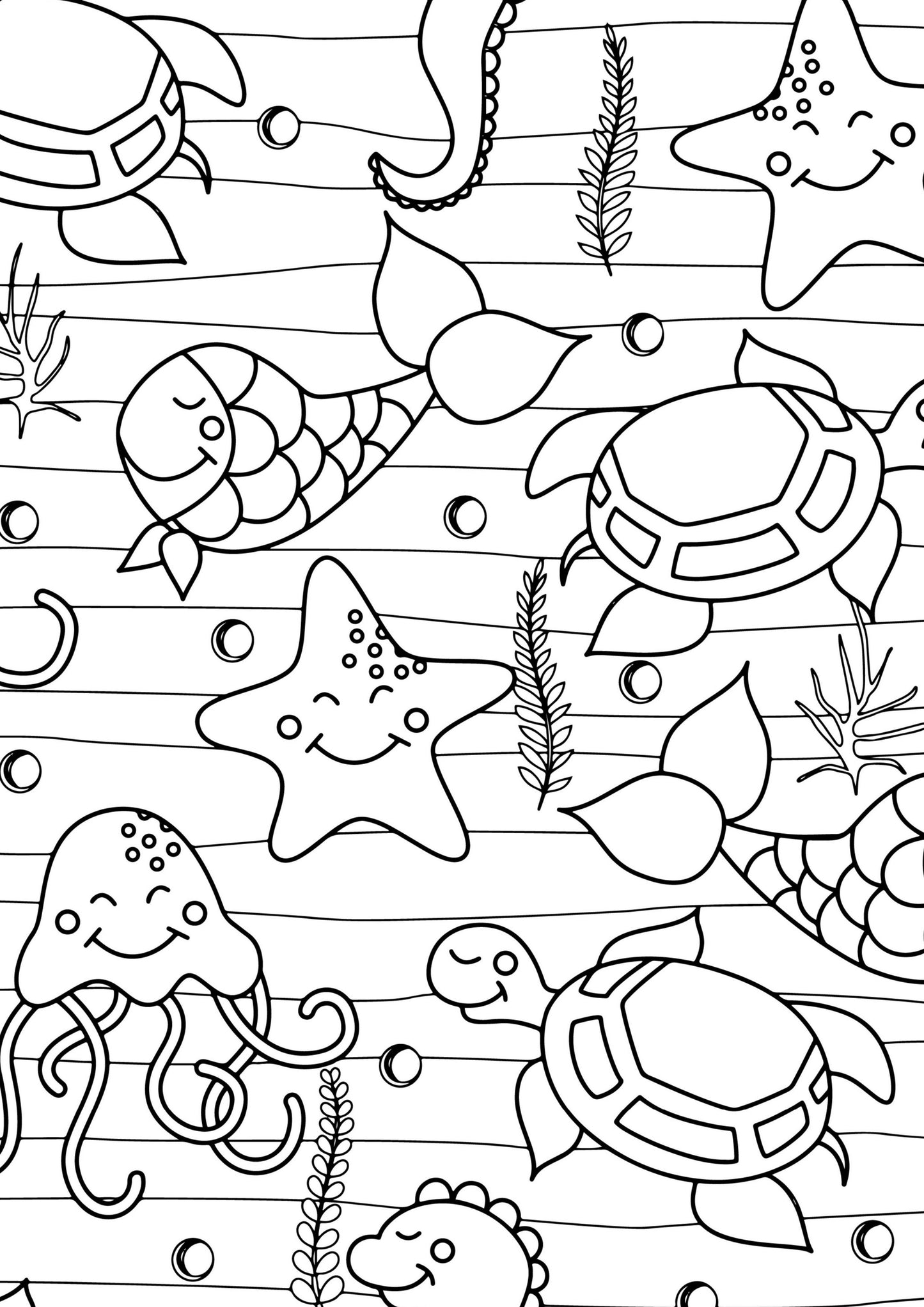 Ocean Colouring Book