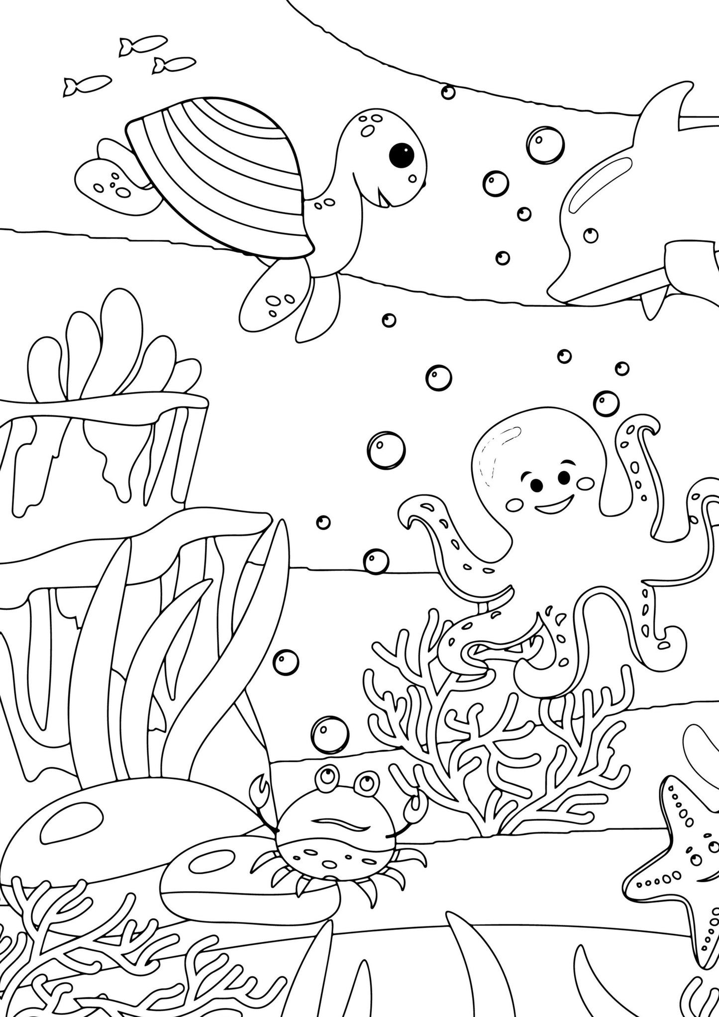 Ocean Colouring Book