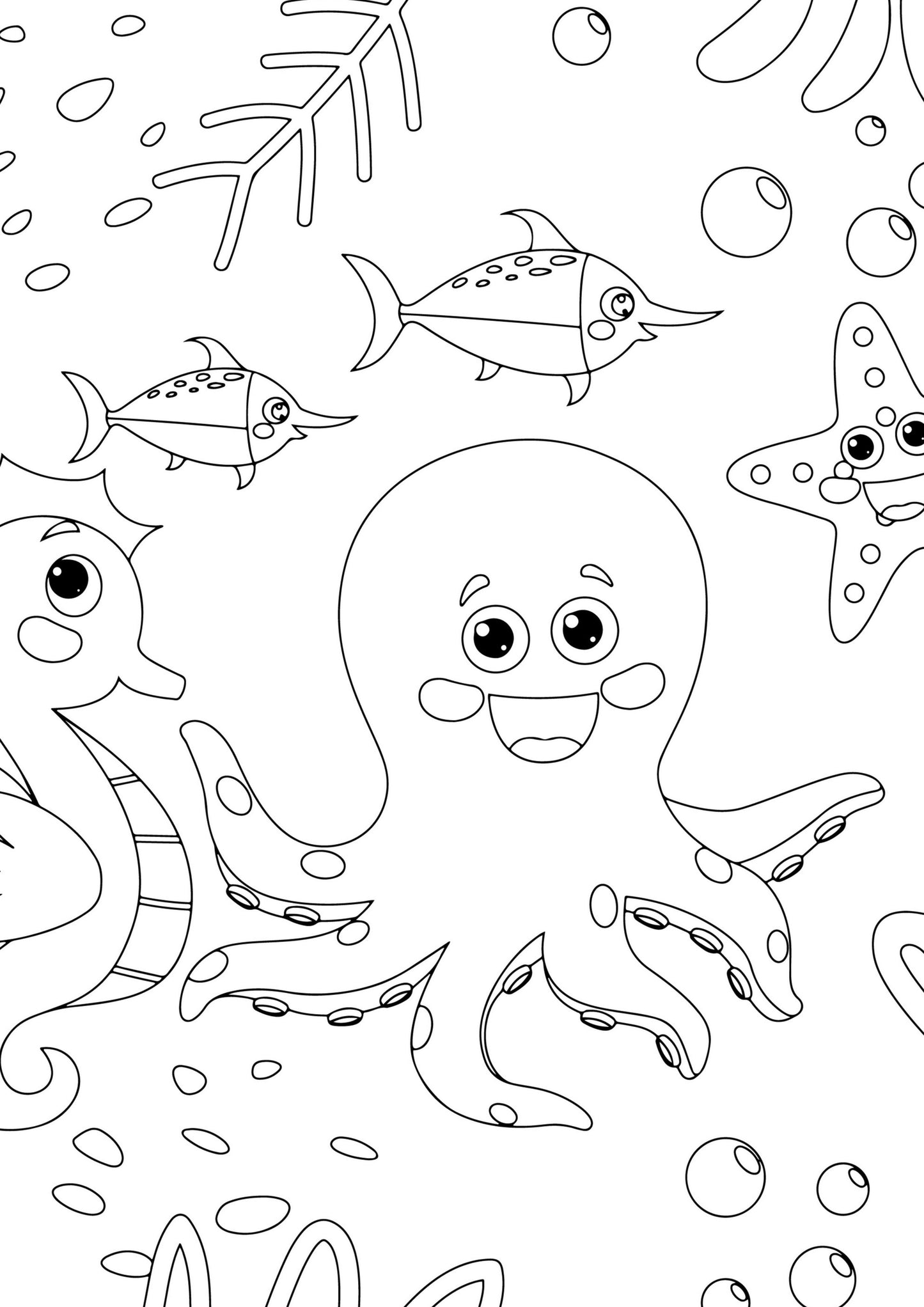 Ocean Colouring Book