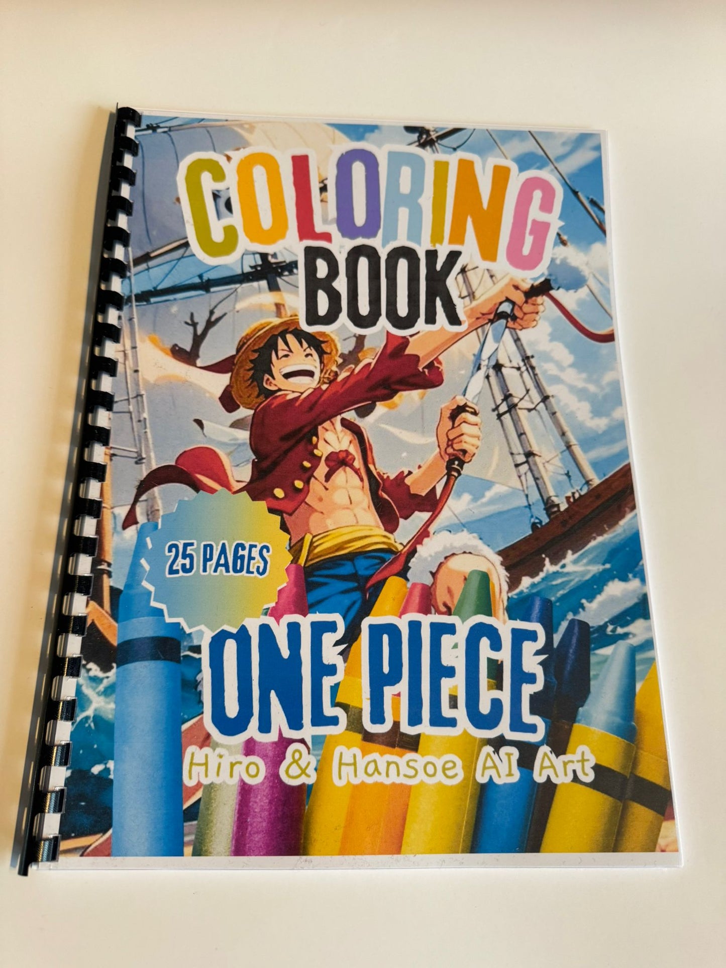 One Piece Roblox Colouring Book