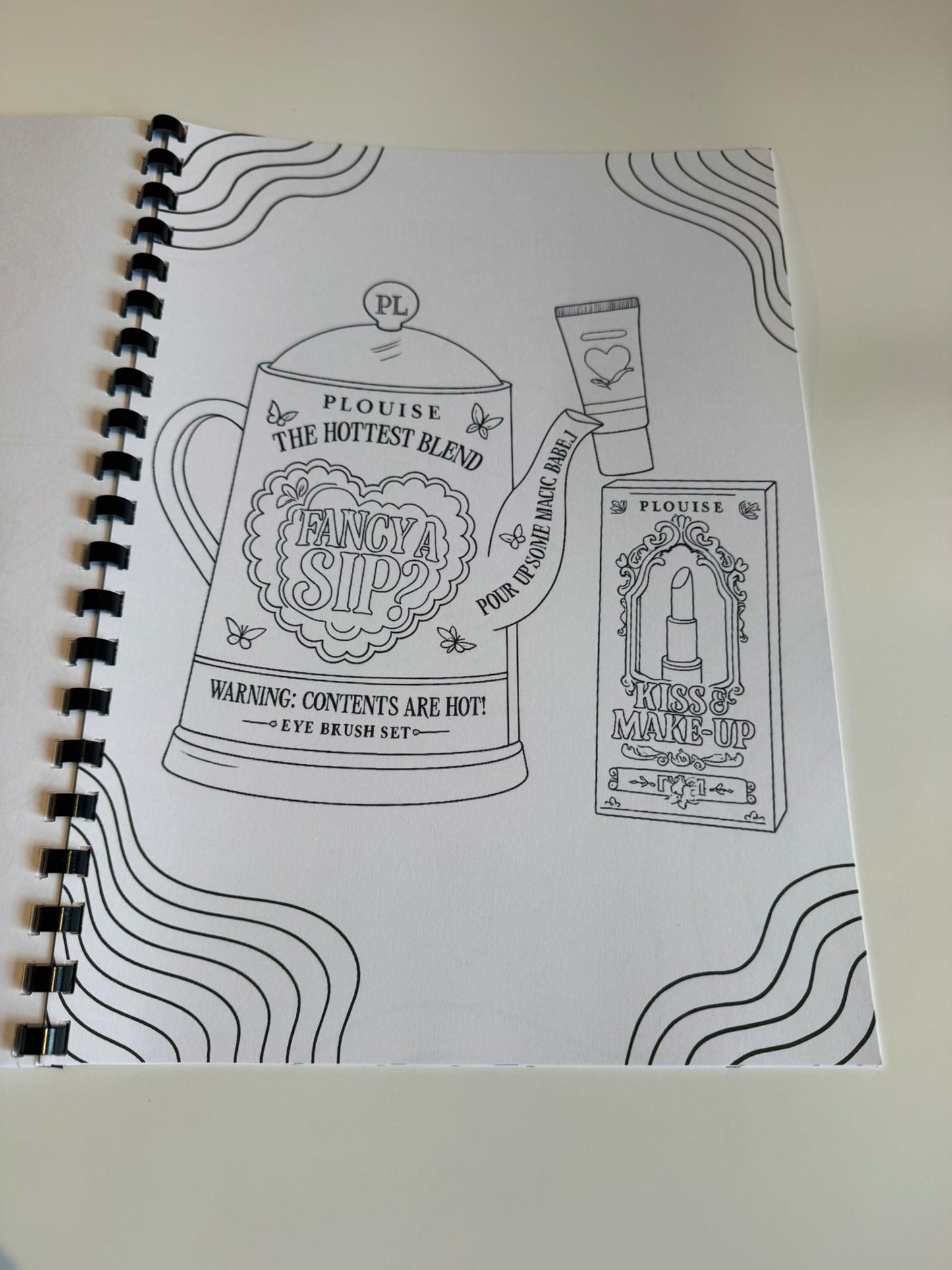 P Louise Bad Bitch Gold Heart Colouring Book