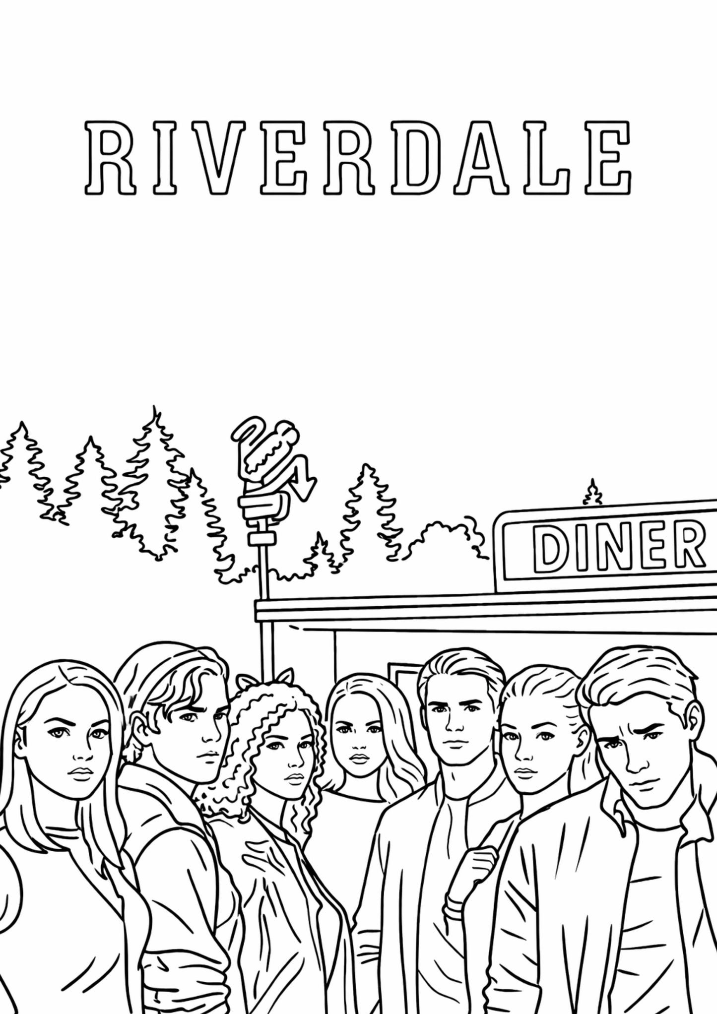 Riverdale Colouring Book