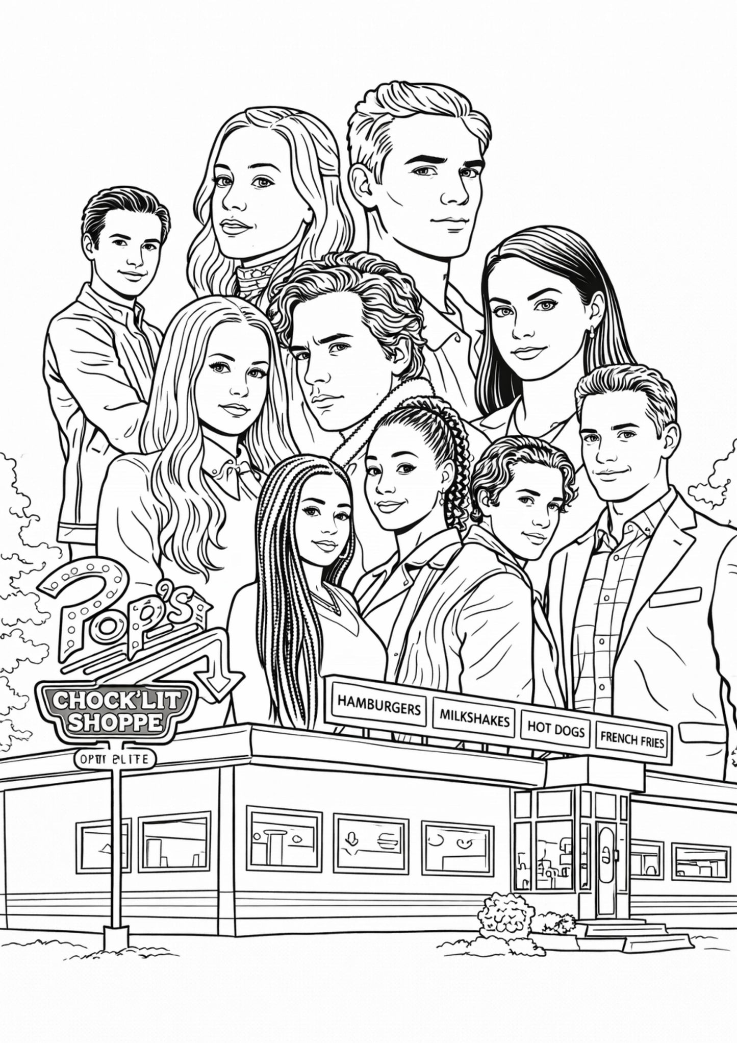 Riverdale Colouring Book