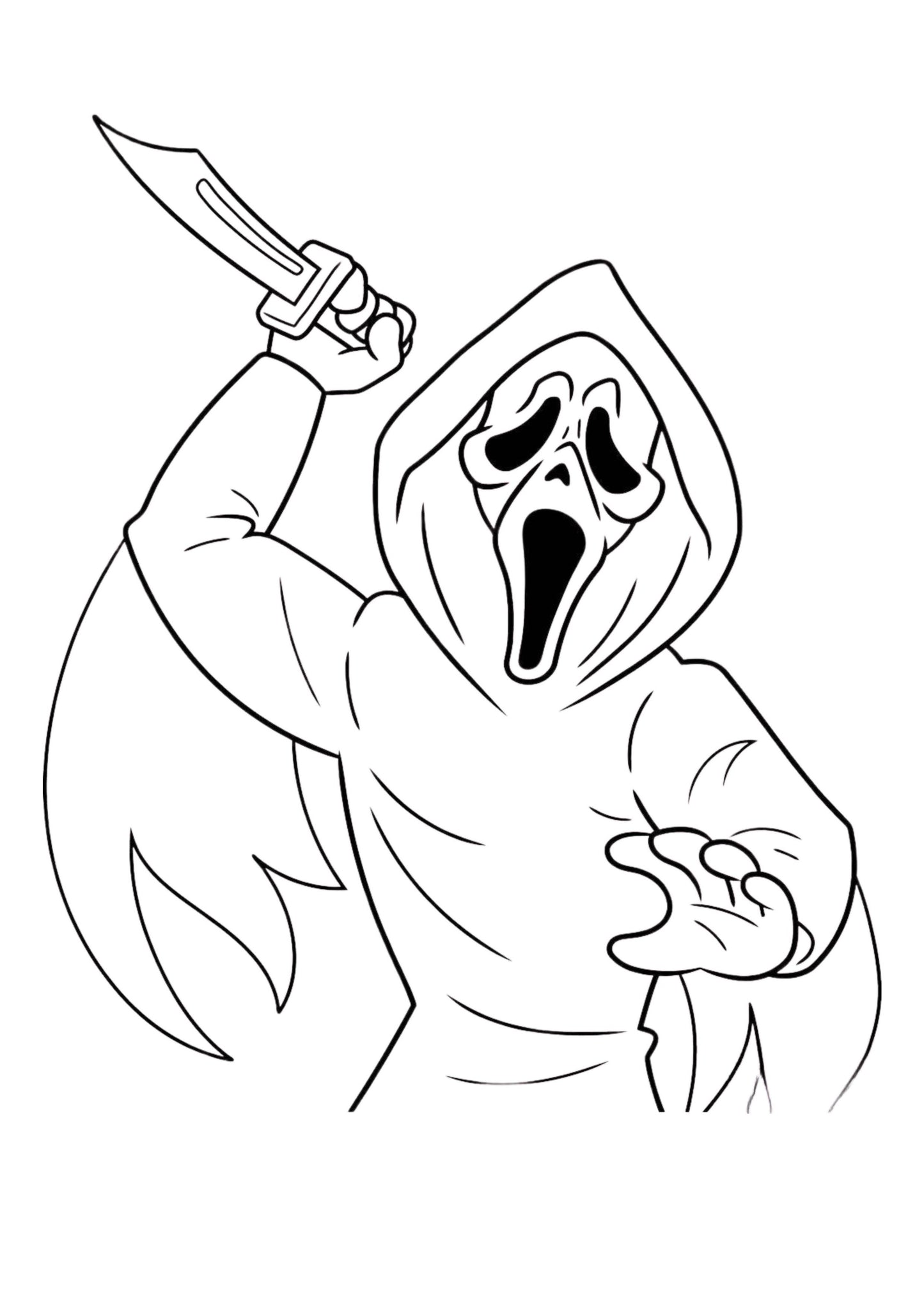 Scary Movie Colouring Book