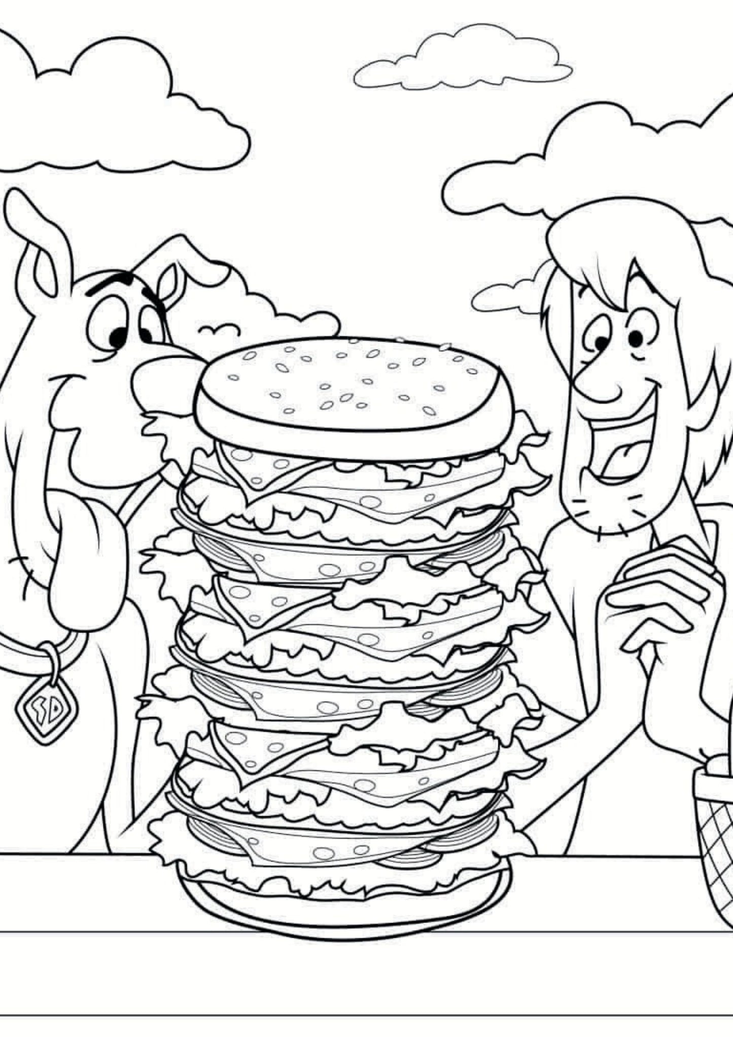 Scooby Doo Colouring Book