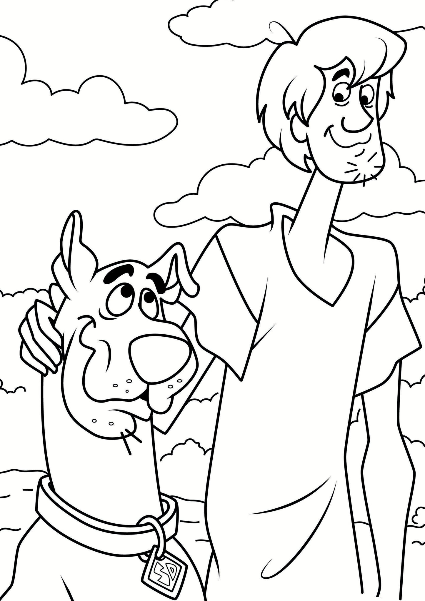 Scooby Doo Colouring Book