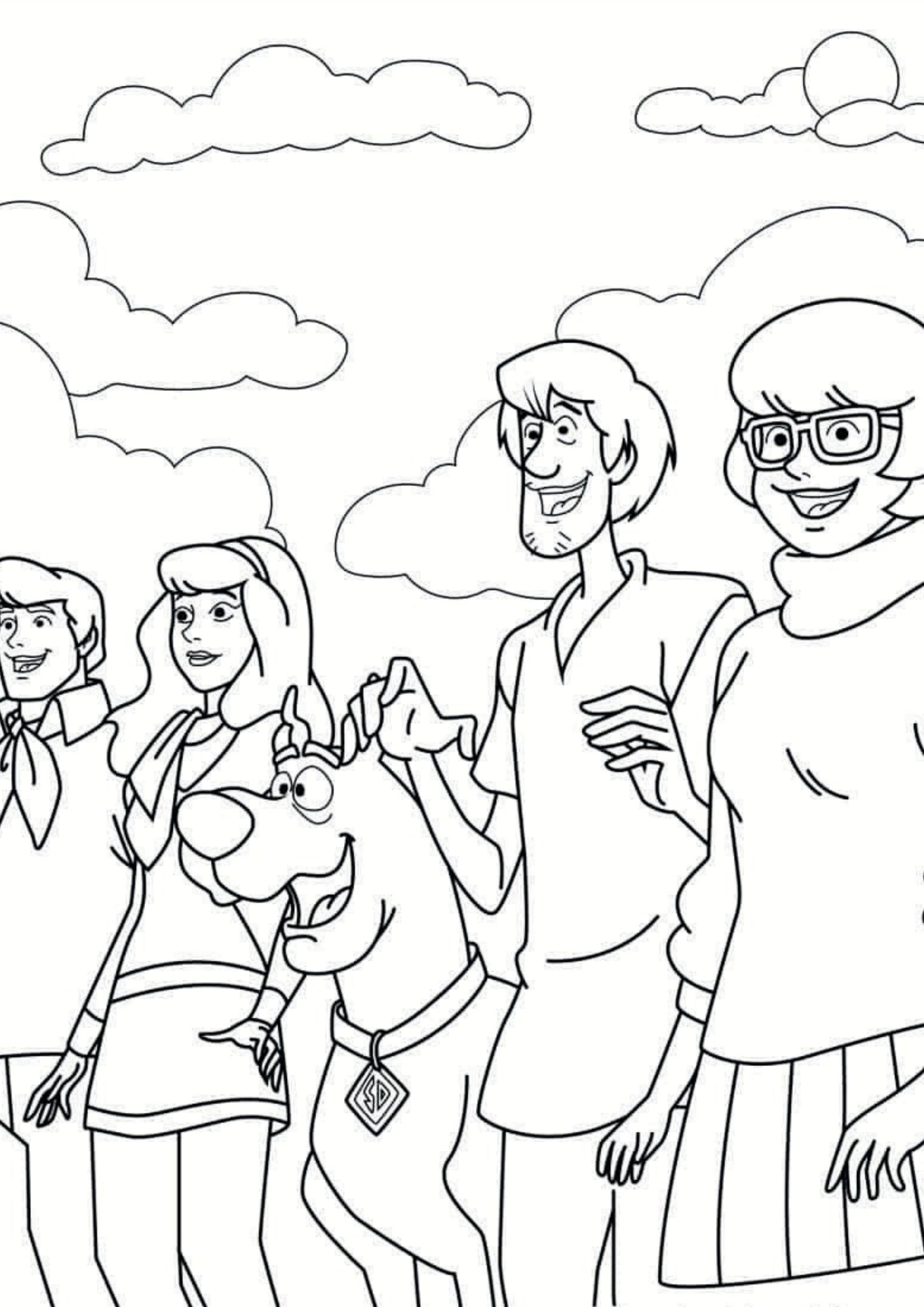 Scooby Doo Colouring Book