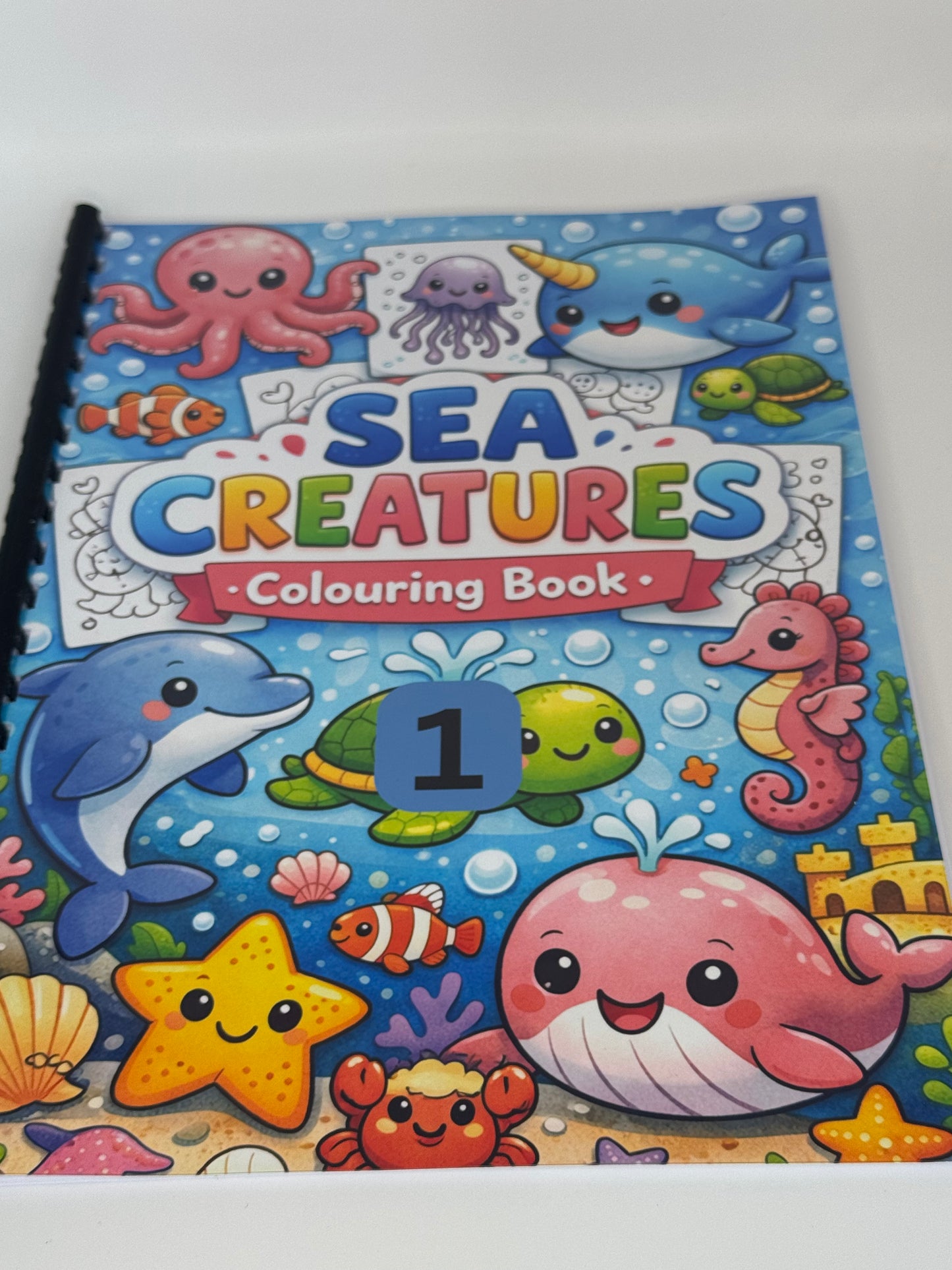 Sea Creatures (1) Colouring Book
