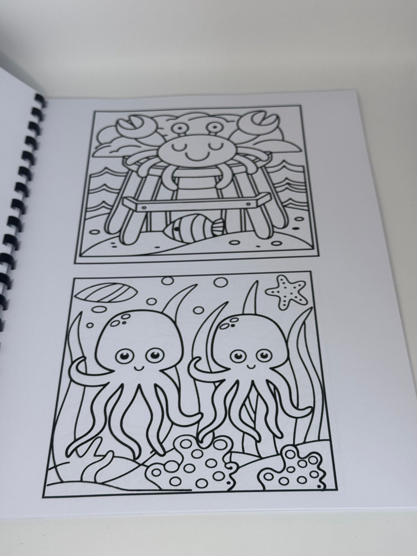 Sea Creatures (1) Colouring Book