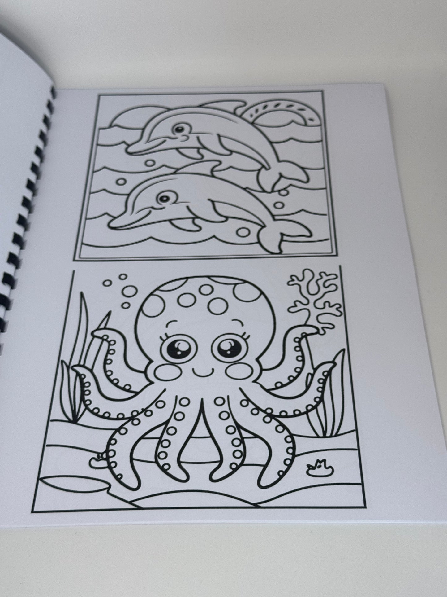 Sea Creatures (2) Colouring Book