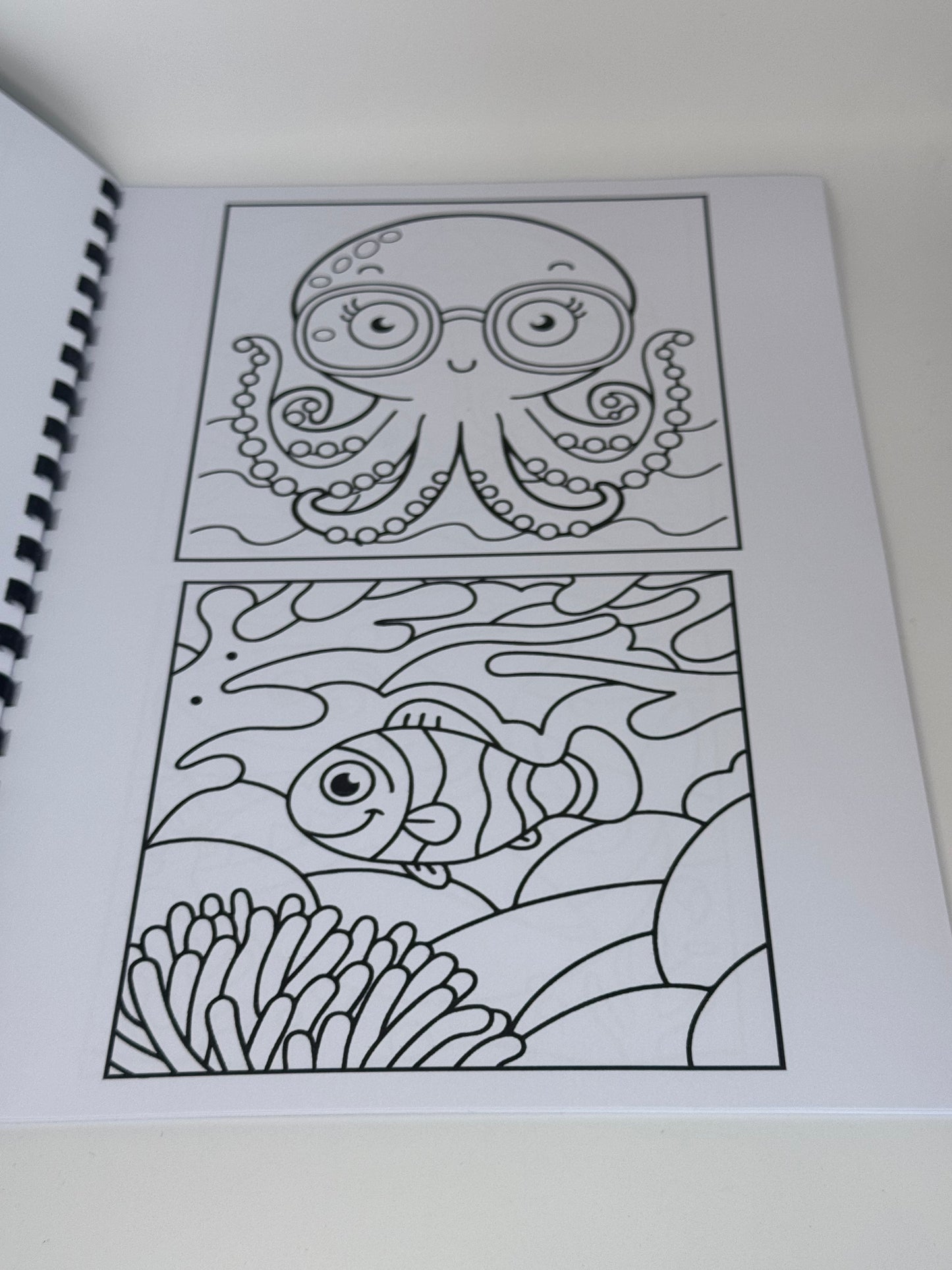Sea Creatures (2) Colouring Book