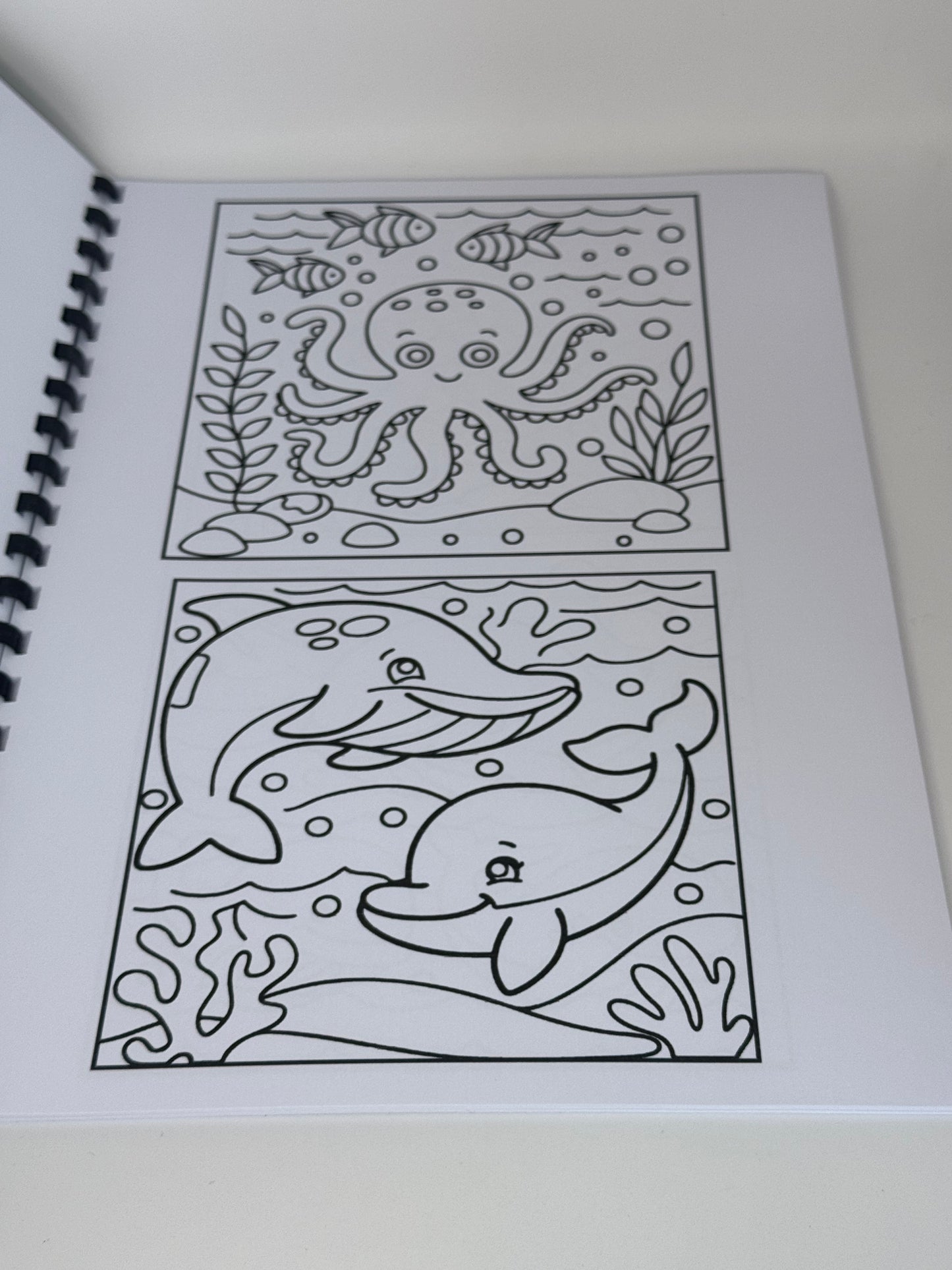 Sea Creatures (2) Colouring Book