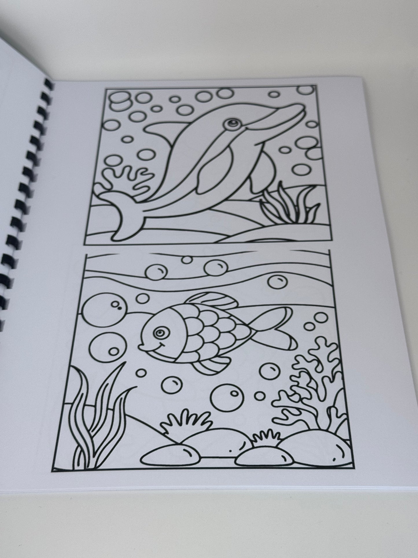 Sea Creatures (2) Colouring Book