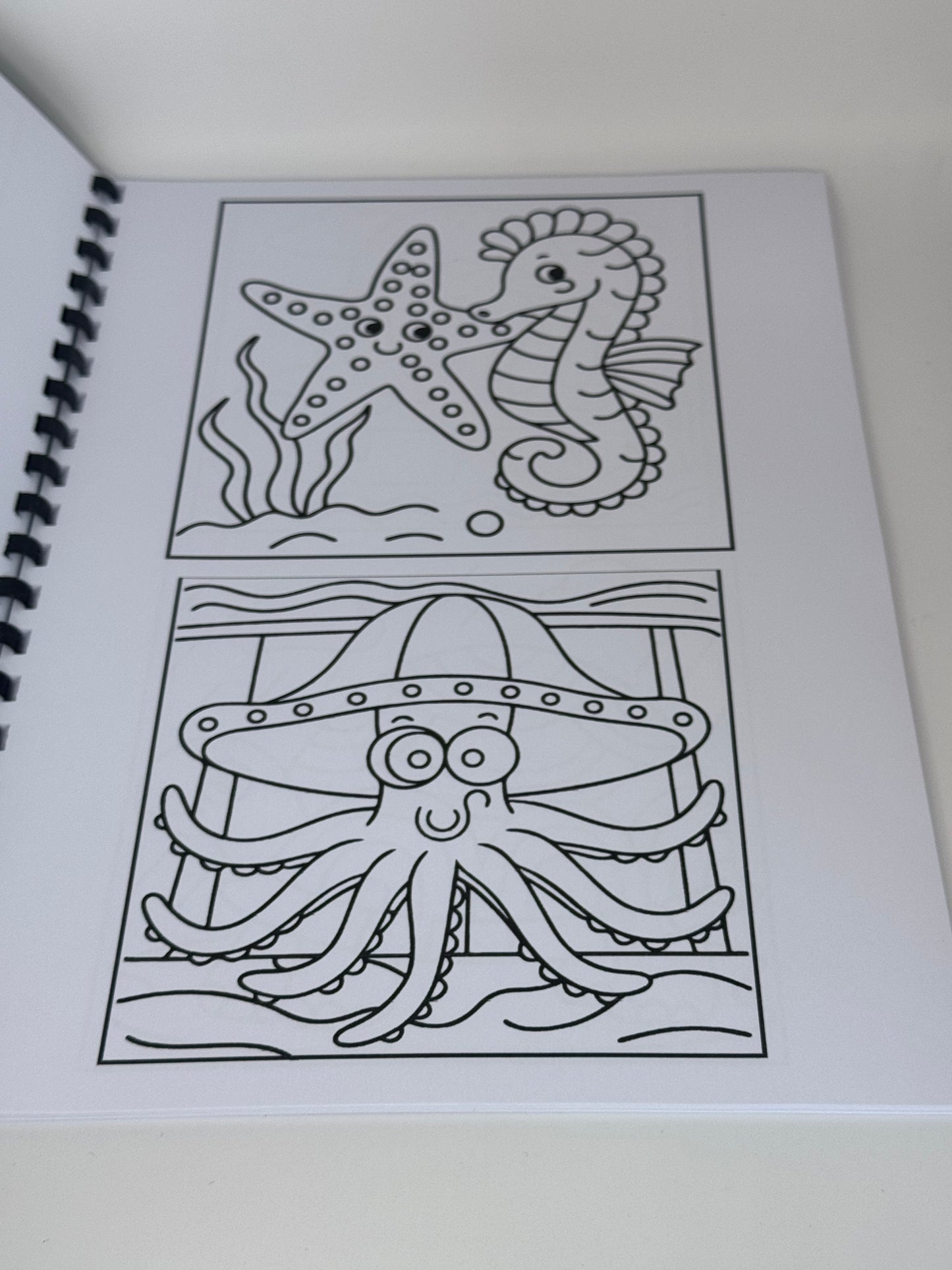 Sea Creatures (2) Colouring Book