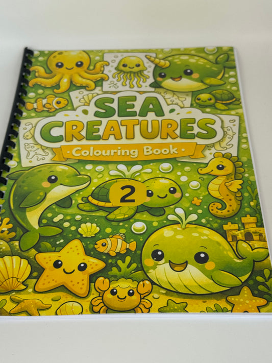 Sea Creatures (2) Colouring Book