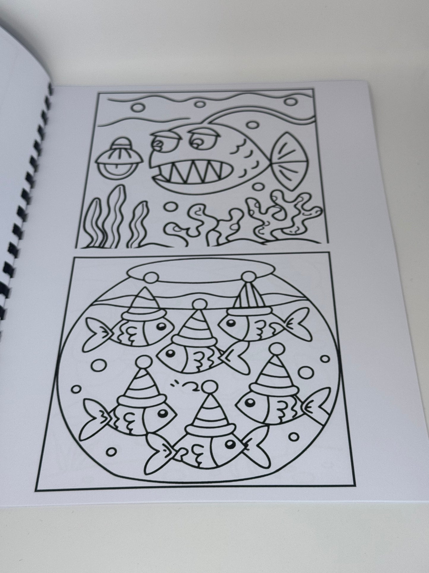 Sea Creatures (2) Colouring Book