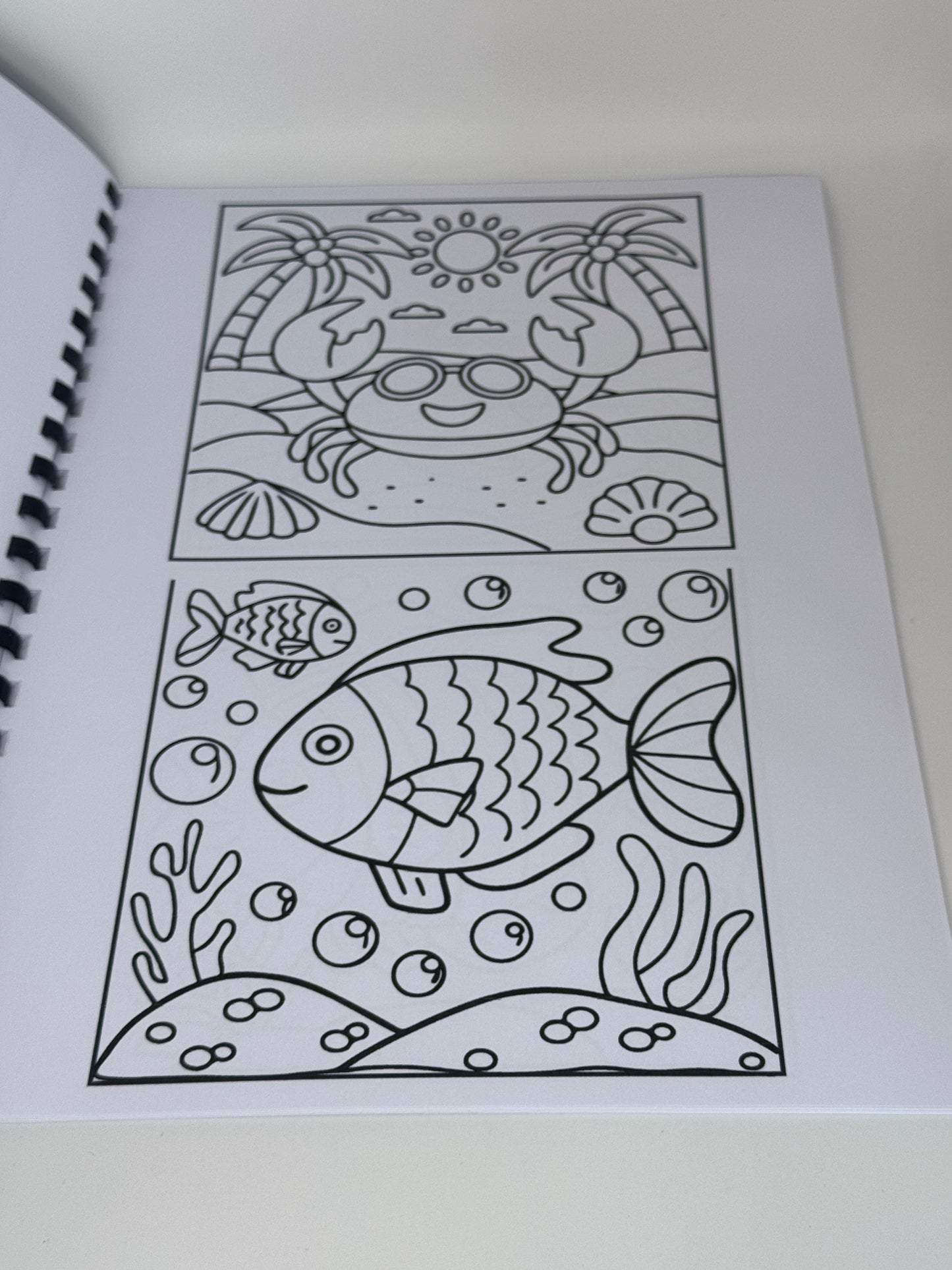 Sea Creatures (2) Colouring Book