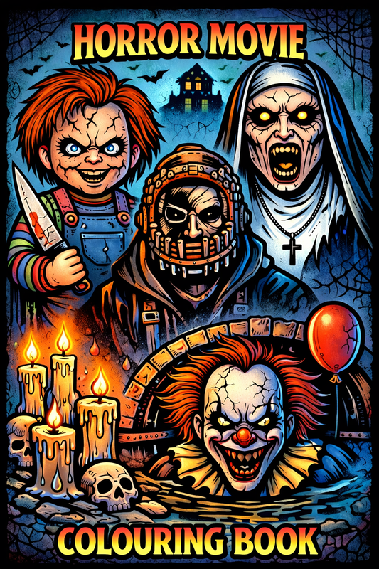 Serial Killer Colouring Book