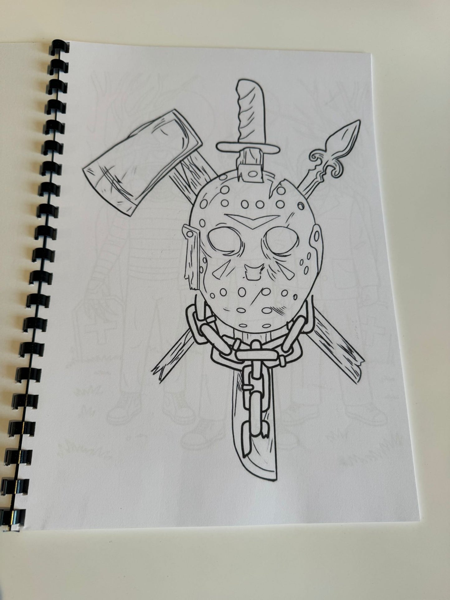 Serial Killer Colouring Book
